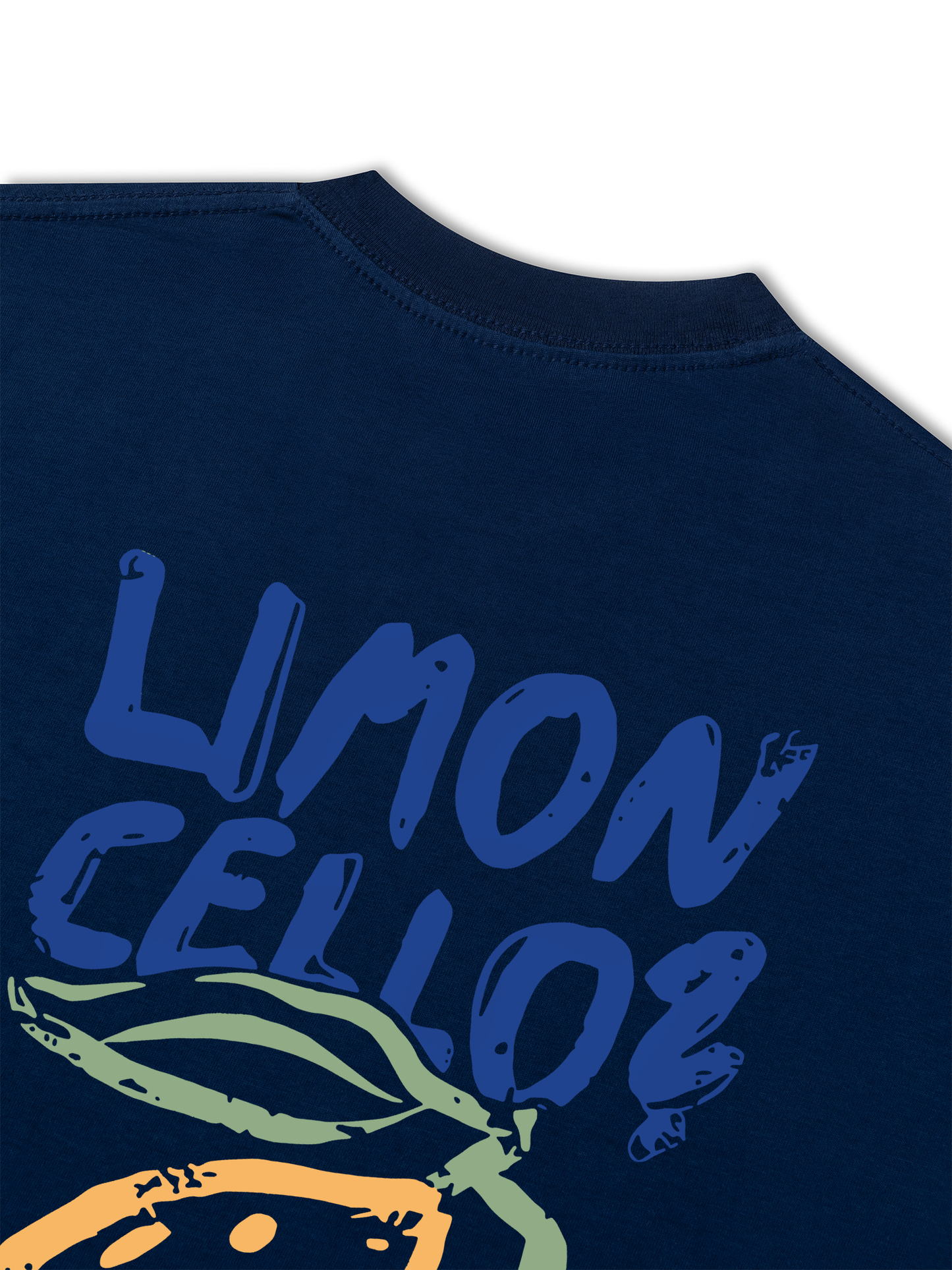 Áo Thun Relaxed Fit Blue And Yellow Limon Cello