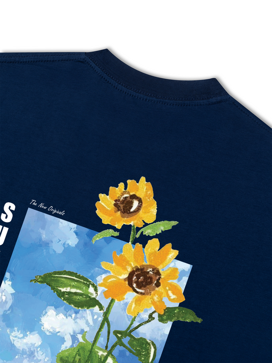 Áo Thun Relaxed Fit Summer Vibes Sunflower