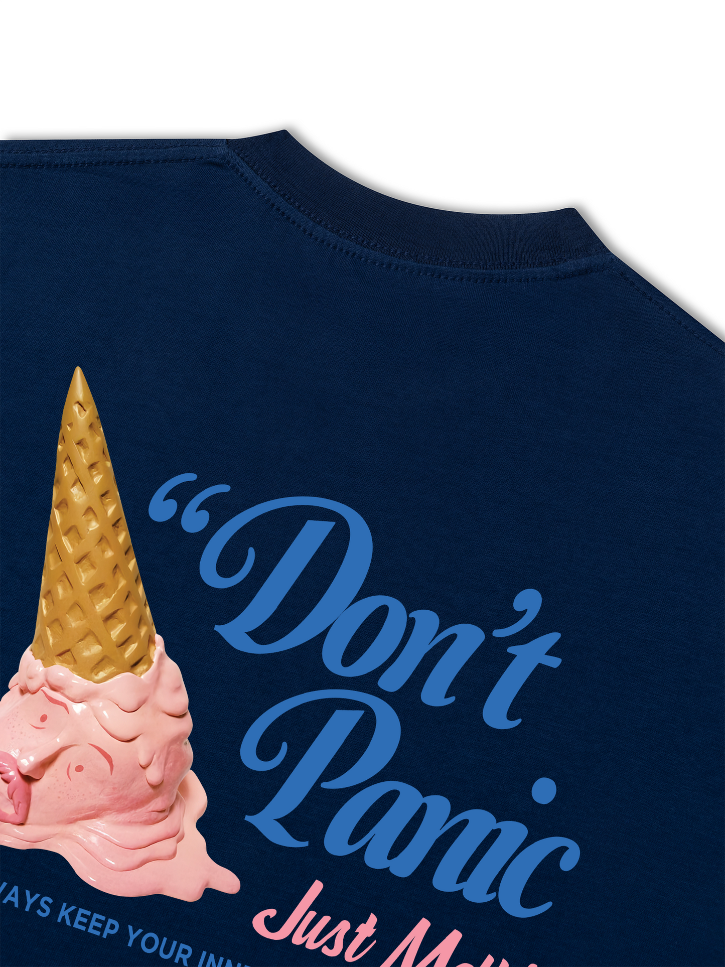 Áo Thun Relaxed Fit Don't Panic Just Melt