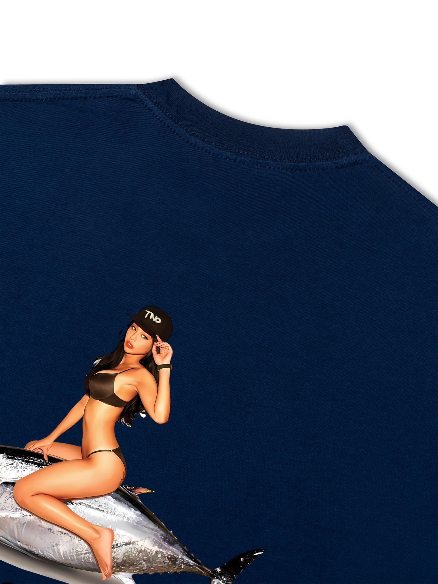 Áo Thun Relaxed Fit Ocean Vibes With Bikini Girl