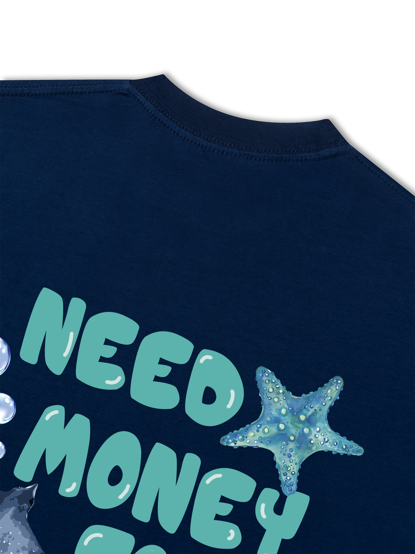 Áo Thun Relaxed Fit Ocean Need Momney For Beach
