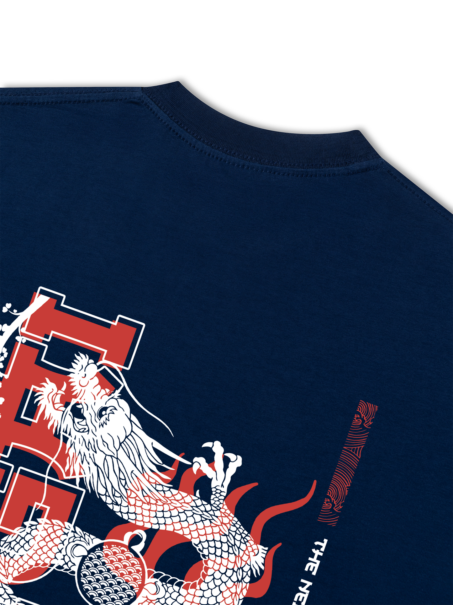 Áo Thun Relaxed Fit Japan Spirit Ikigai Dragon