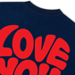 Áo Thun Relaxed Fit Love You Typography