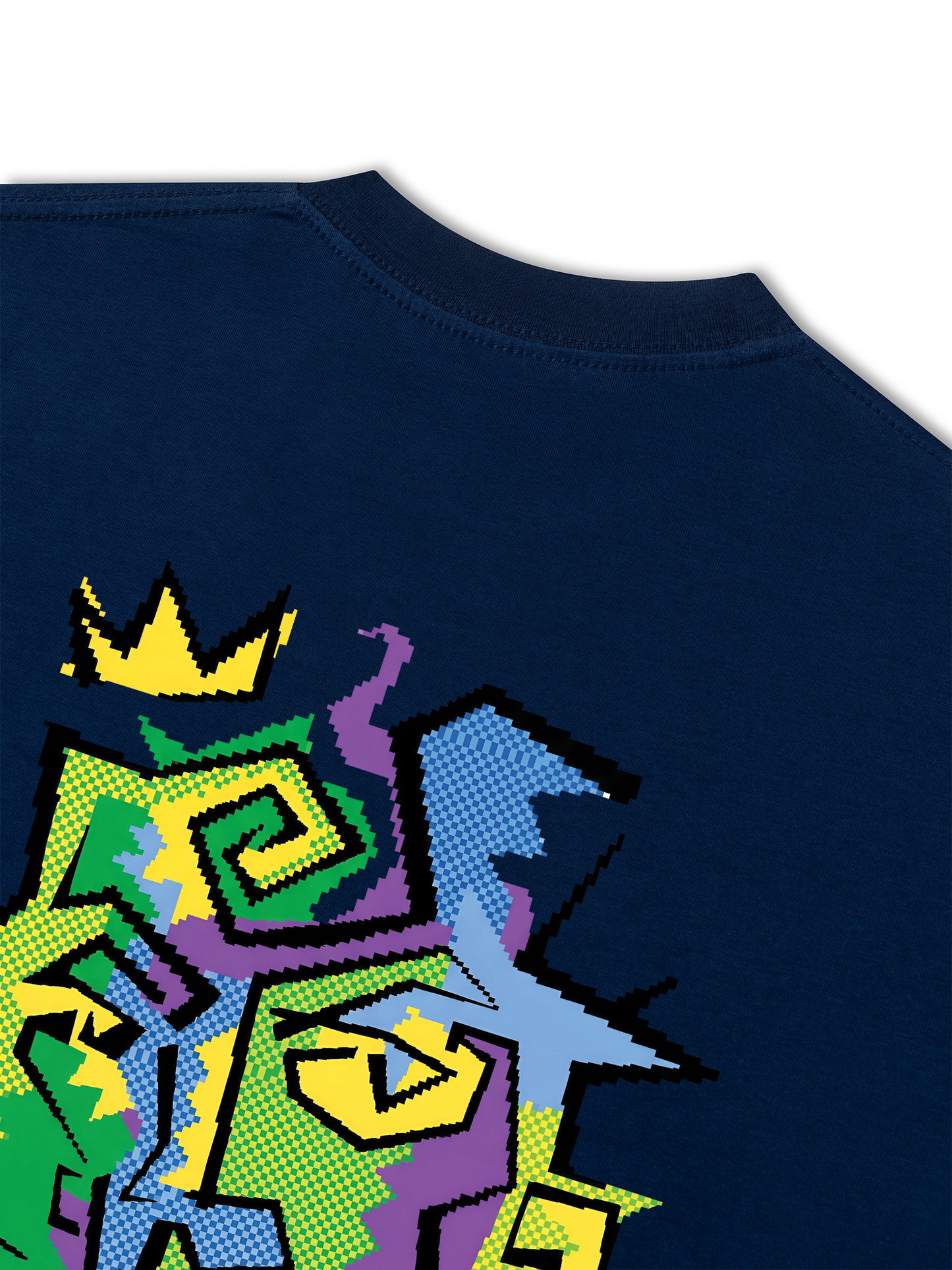 Áo Thun Relaxed Fit Pixel Universe The King
