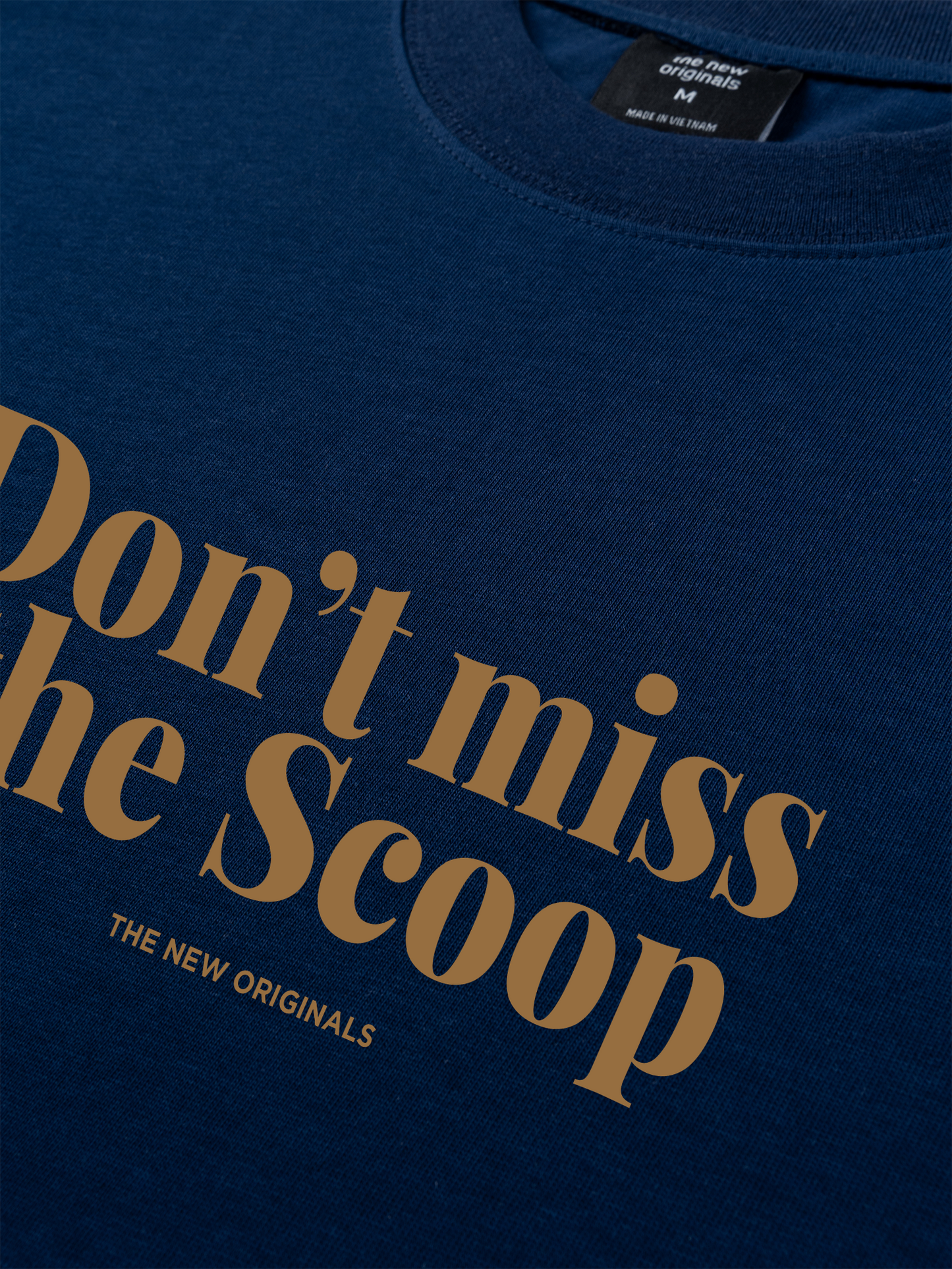 Áo Thun Relaxed Fit Don't Miss The Scoop