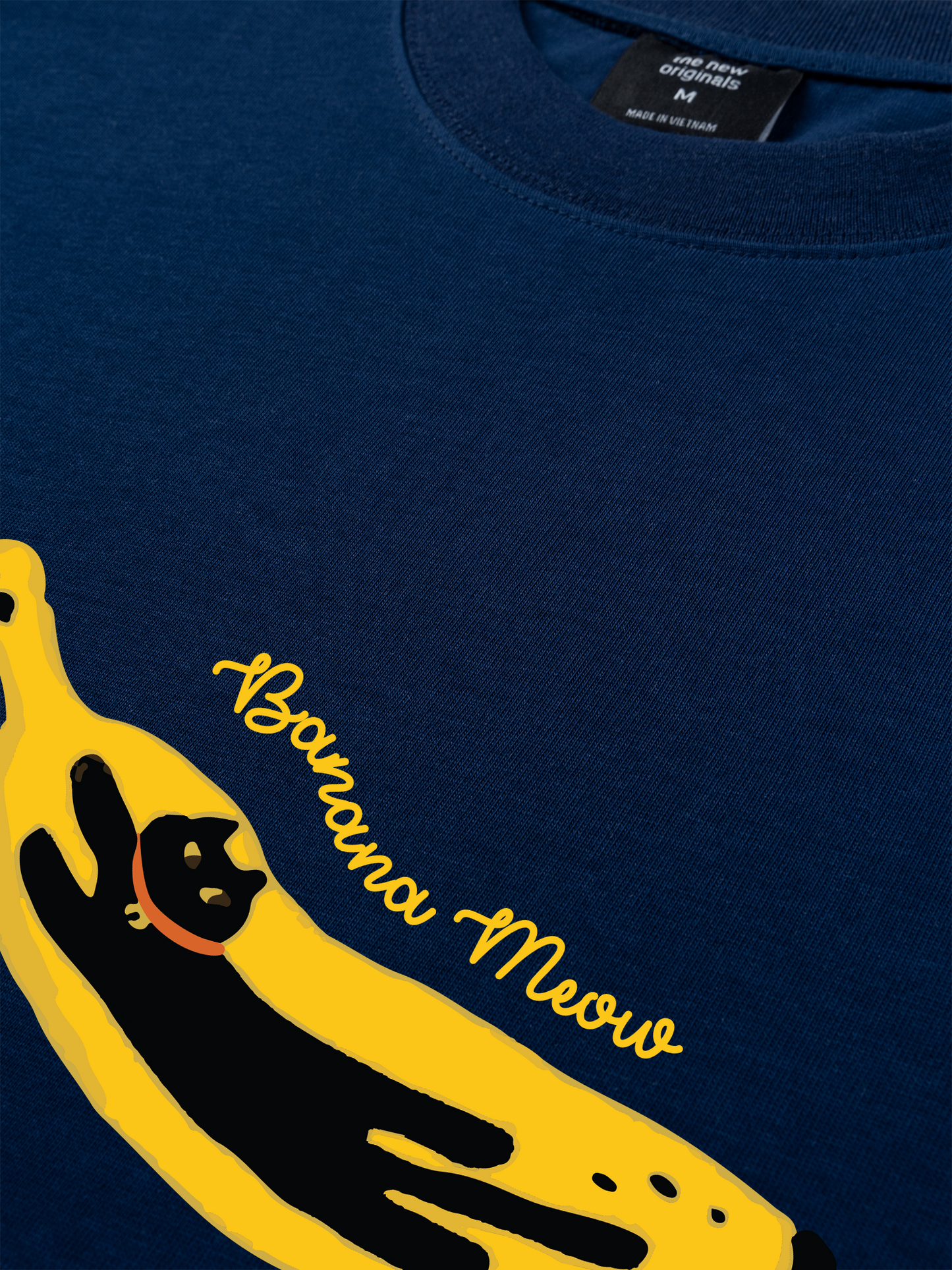 Áo Thun Relaxed Fit Banana Meow