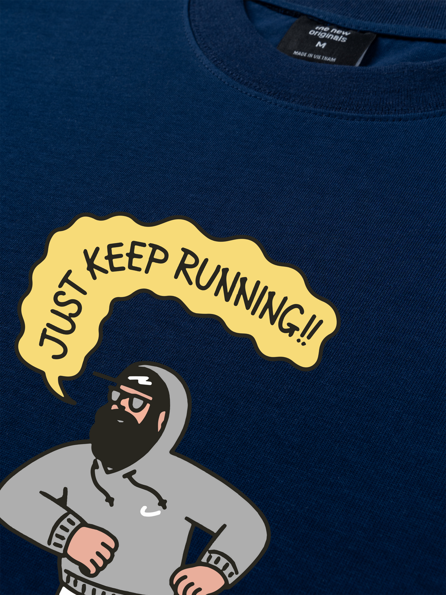 Áo Thun Relaxed Fit Just Keep Running