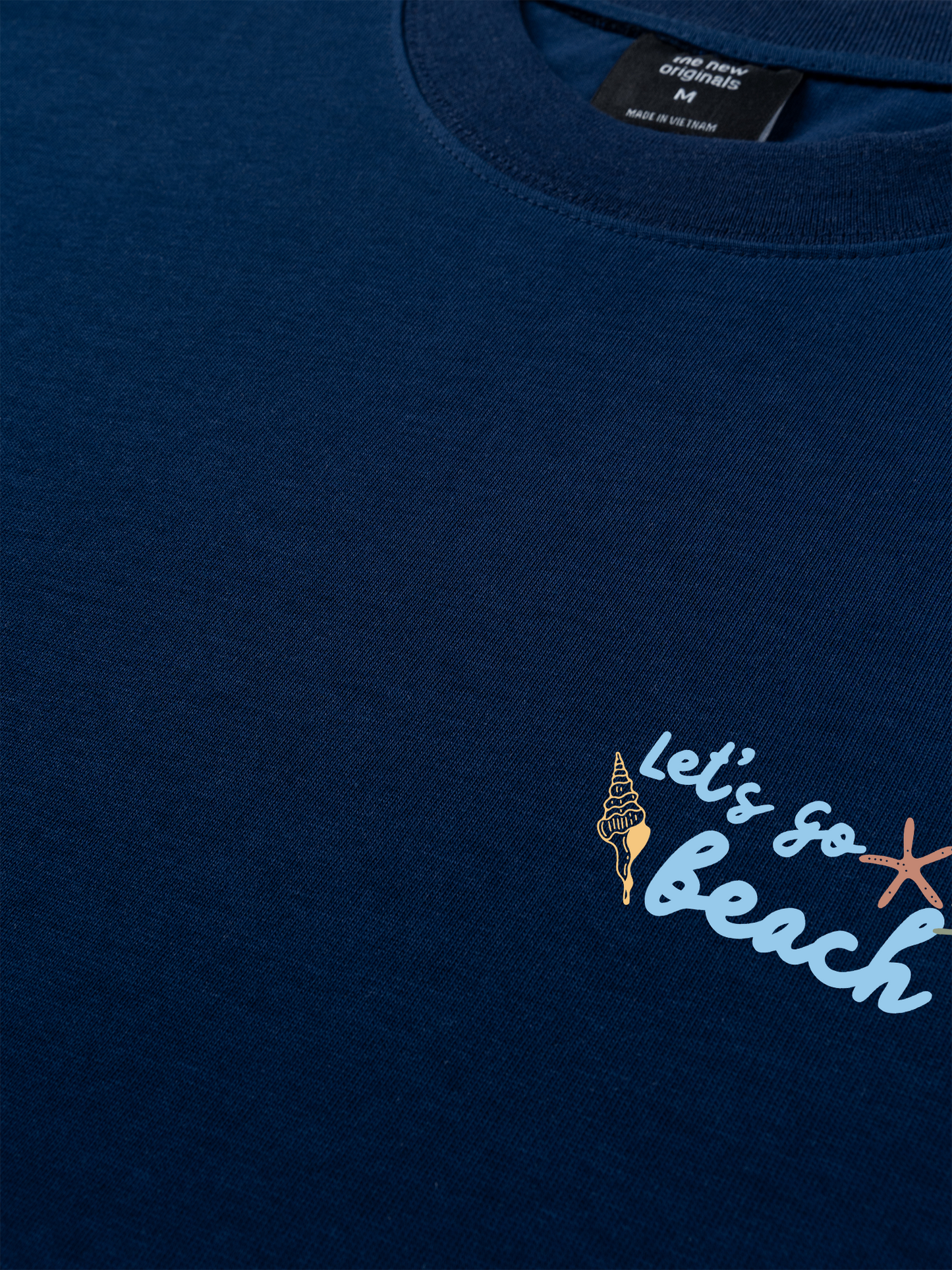 Áo Thun Relaxed Fit Let's Go Beach