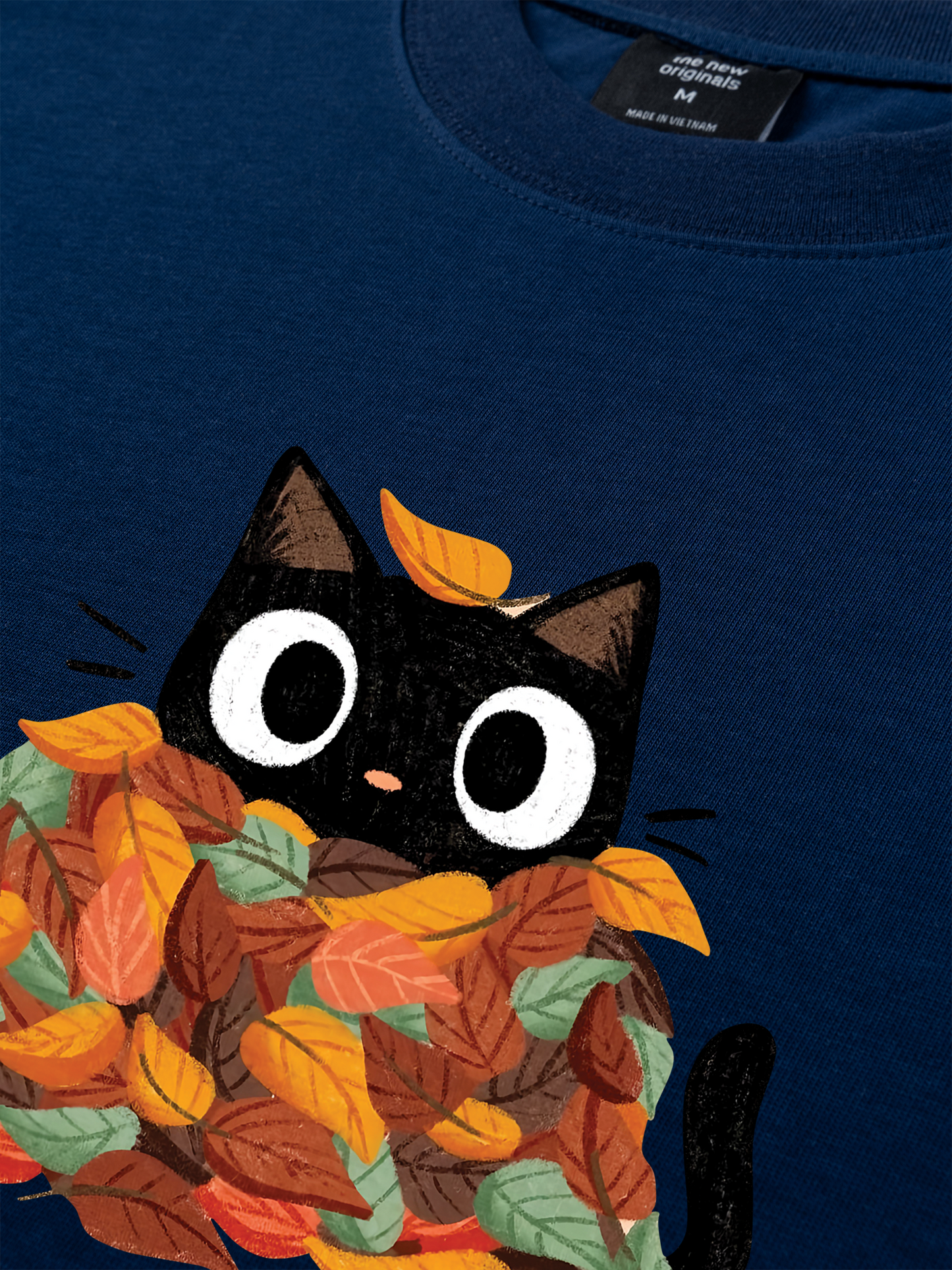 Áo Thun Relaxed Fit Autumn Vibes Purr-fect Autumn