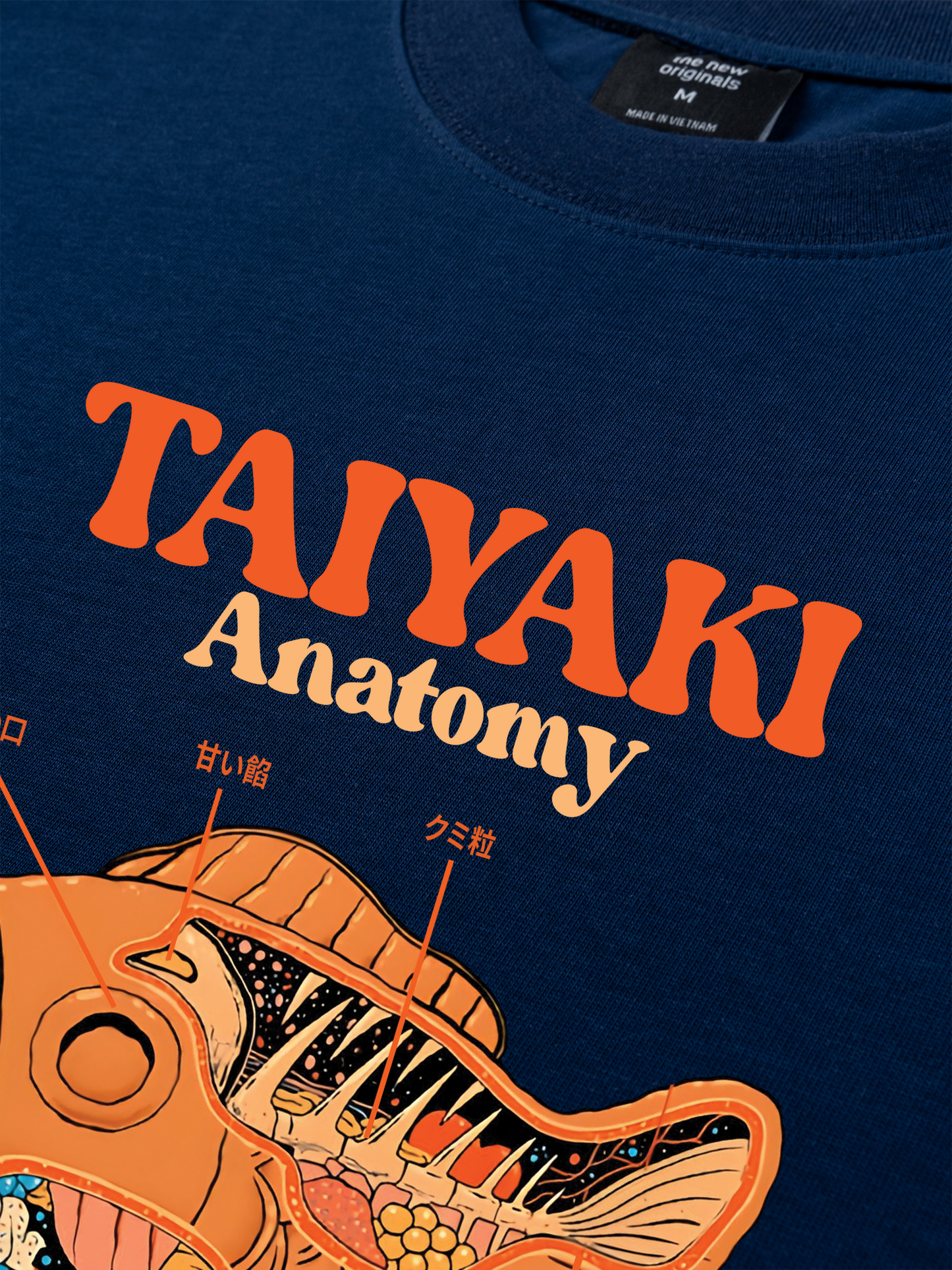 Áo Thun Relaxed Fit Taiyaki Anatomy