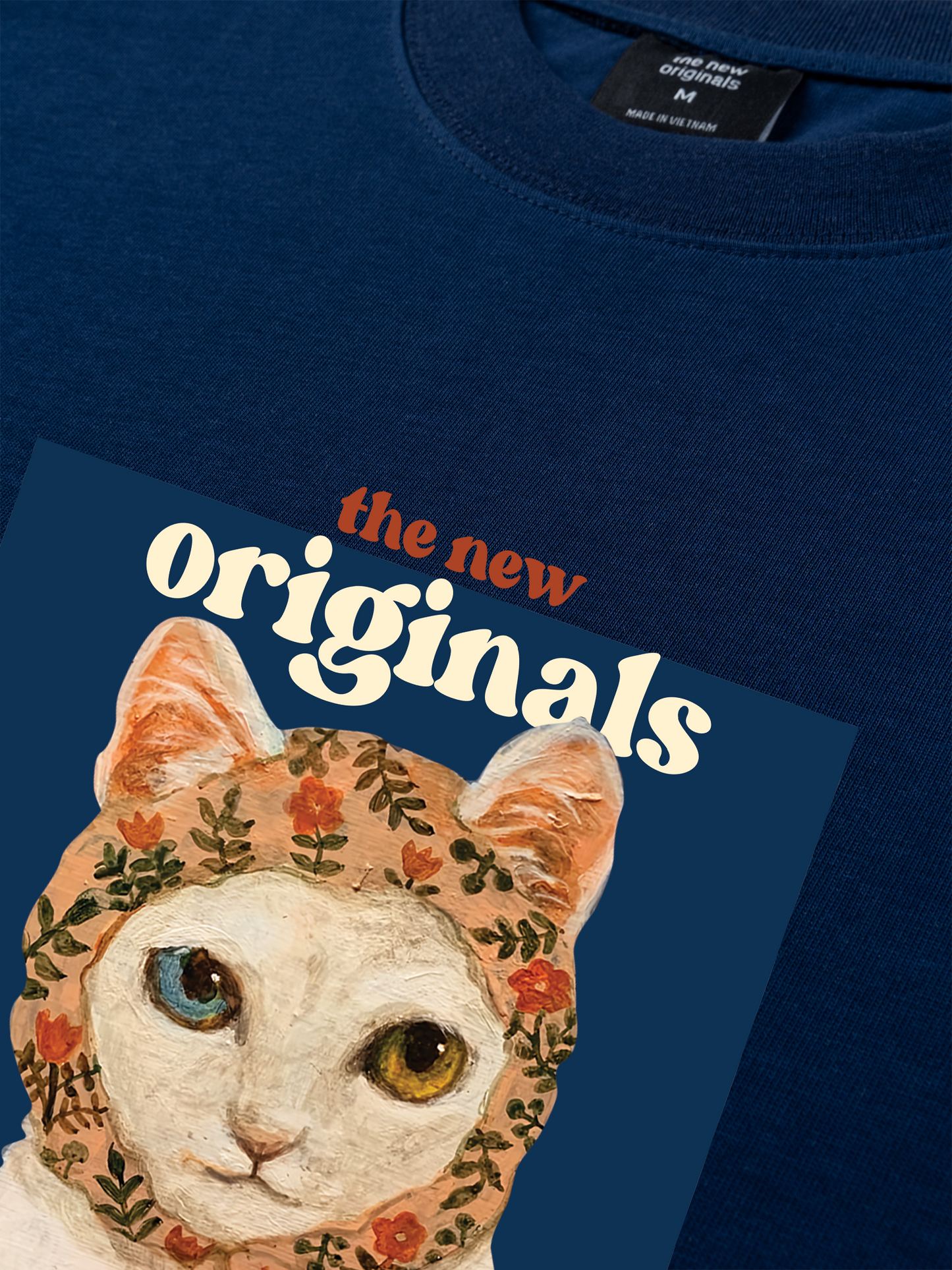 Áo Thun Relaxed Fit Flower Mad Cat