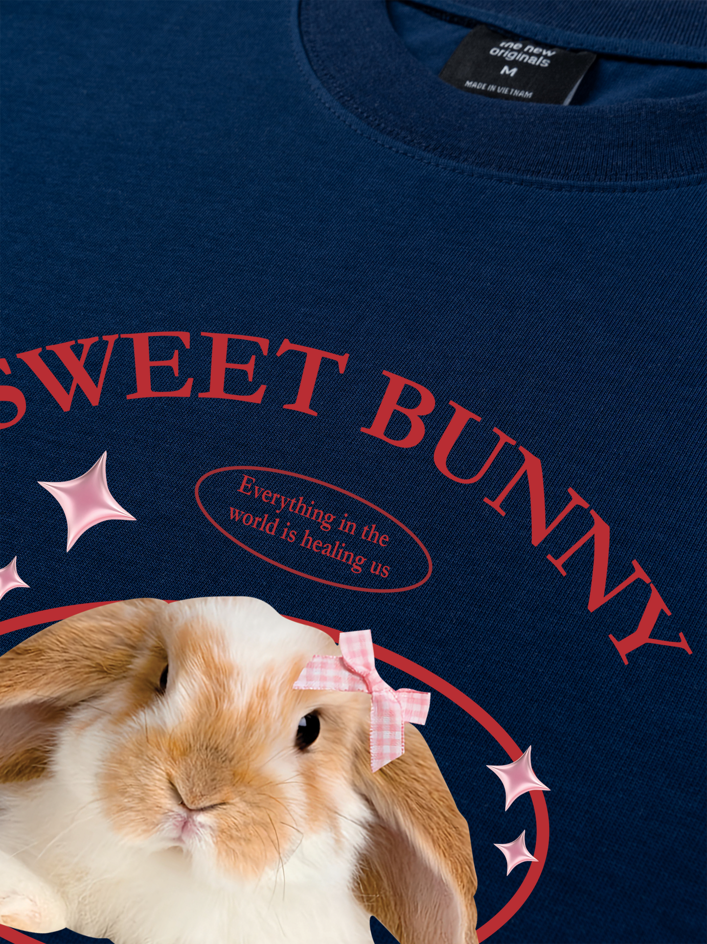 Áo Thun Relaxed Fit Sweet Bunny