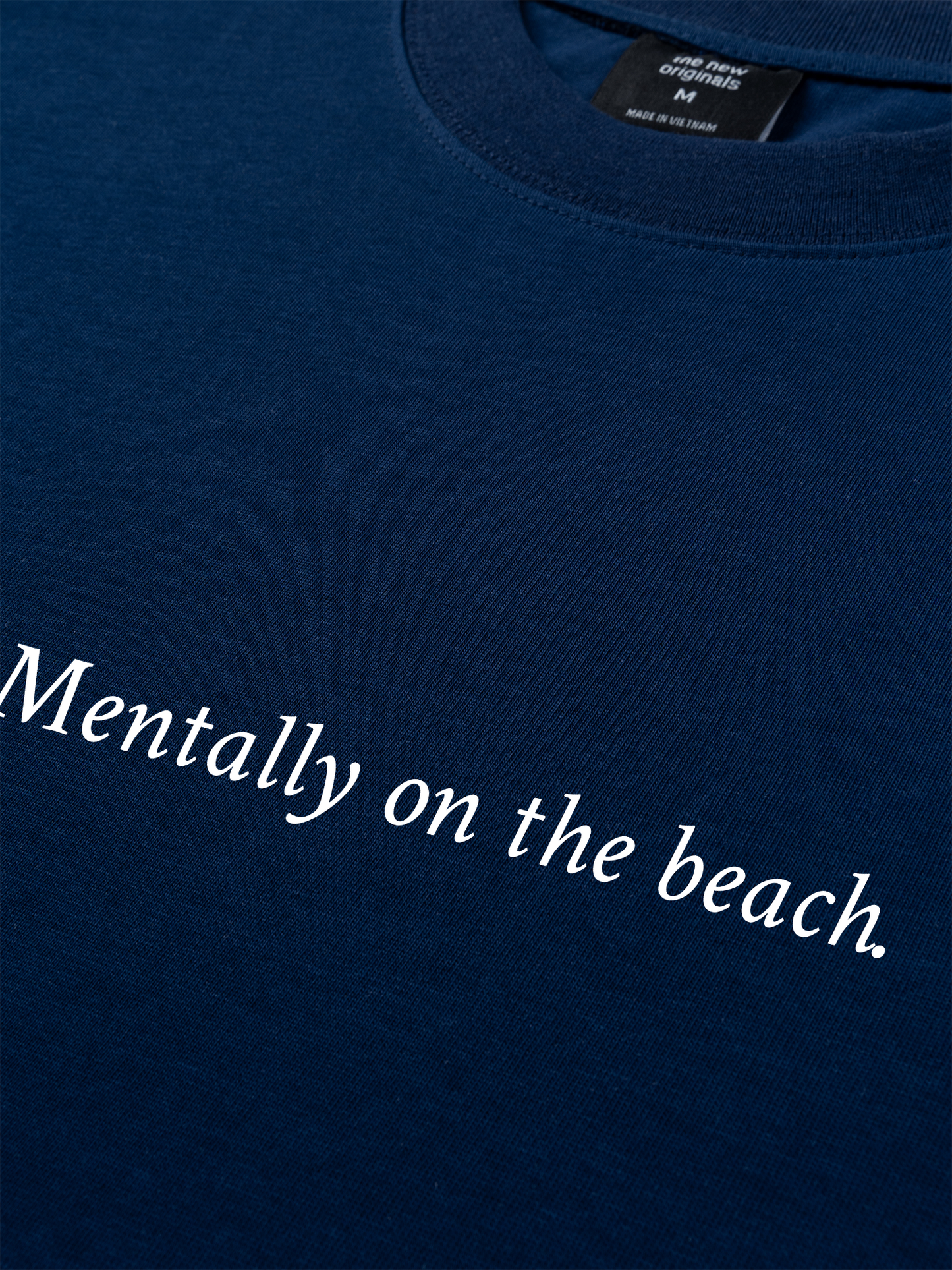Áo Thun Relaxed Fit Mentally on the Beach