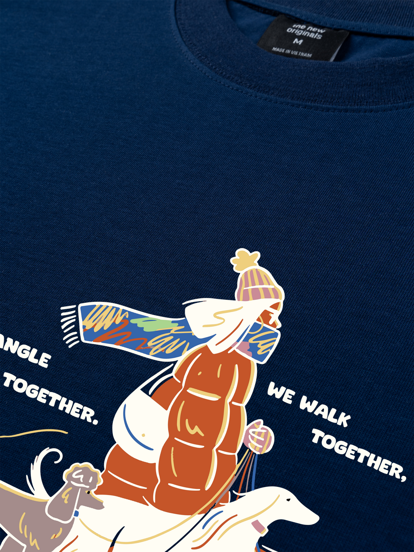 Áo Thun Relaxed Fit We Walk Together