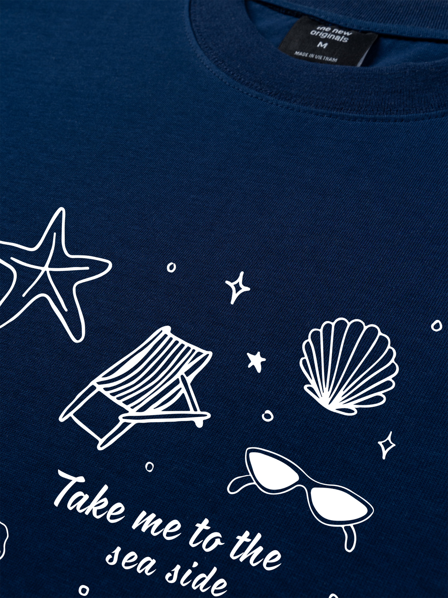Áo Thun Relaxed Fit Take Me To The Sea Side