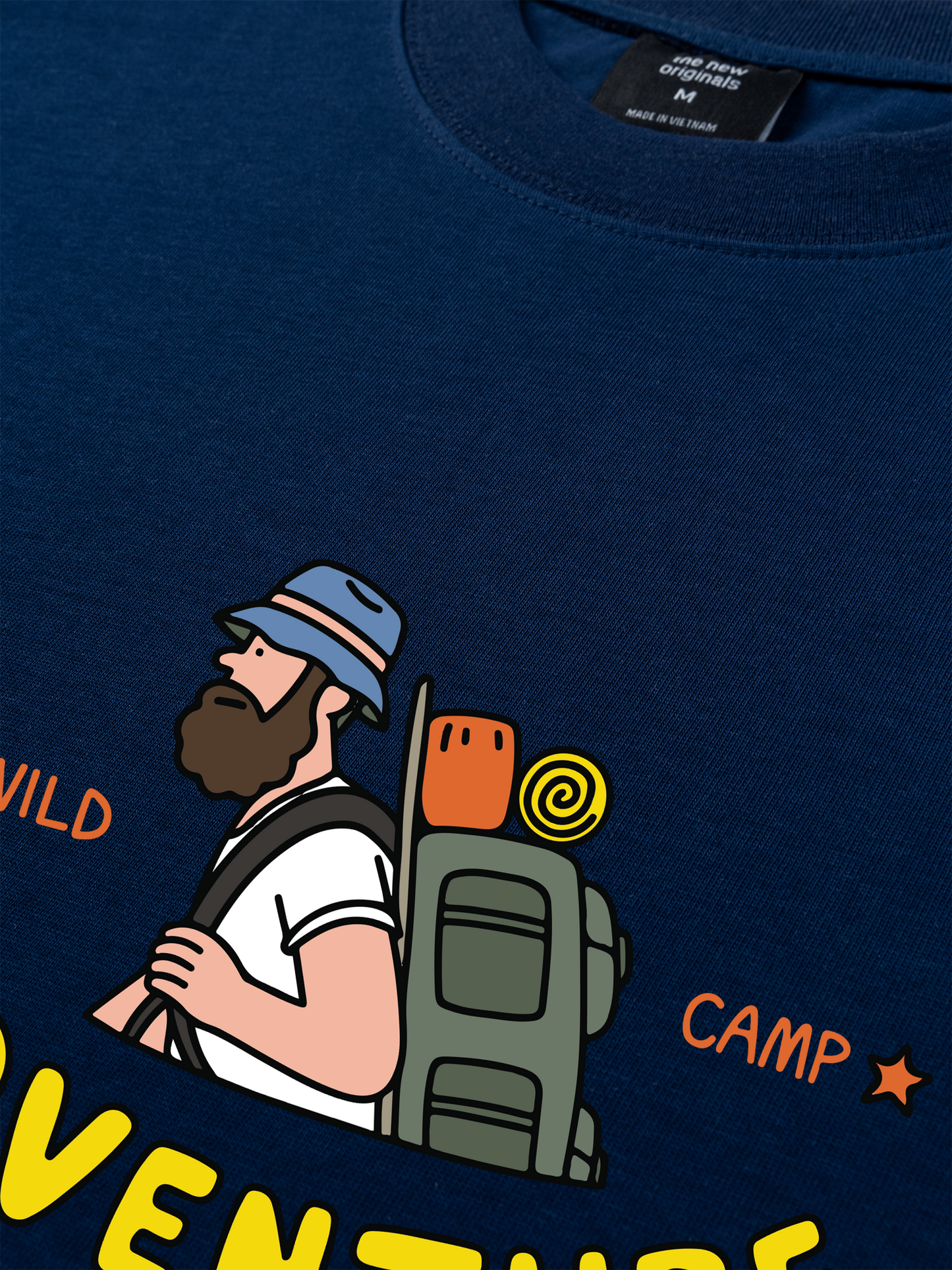 Áo Thun Relaxed Fit Adventure Wild Camp