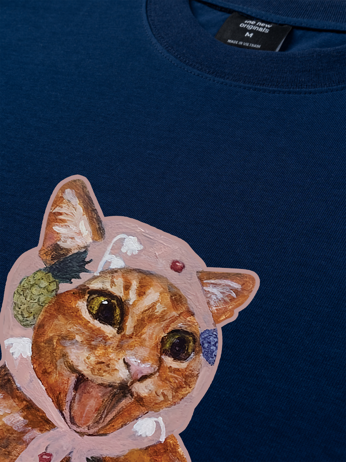 Áo Thun Relaxed Fit Crazy Cat