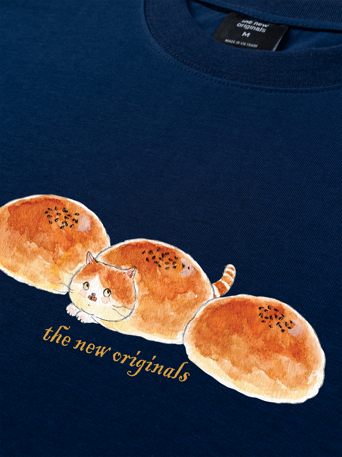 Áo Thun Relaxed Fit Cute Bread