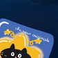 Áo Thun Relaxed Fit Black Cute Cat