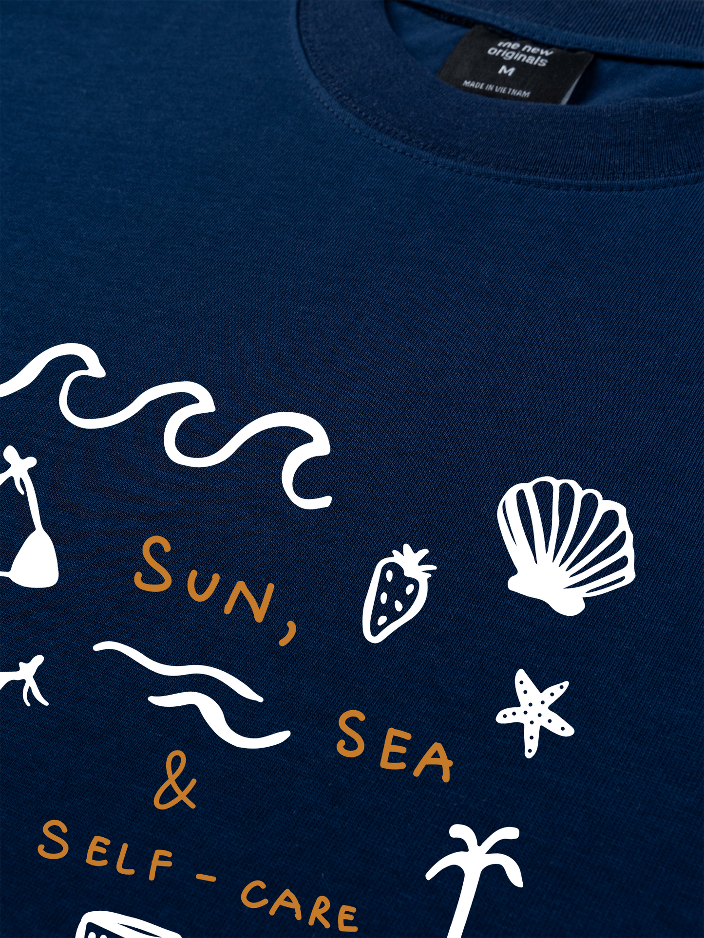 Áo Thun Relaxed Fit Sun, Sea & Self-Care