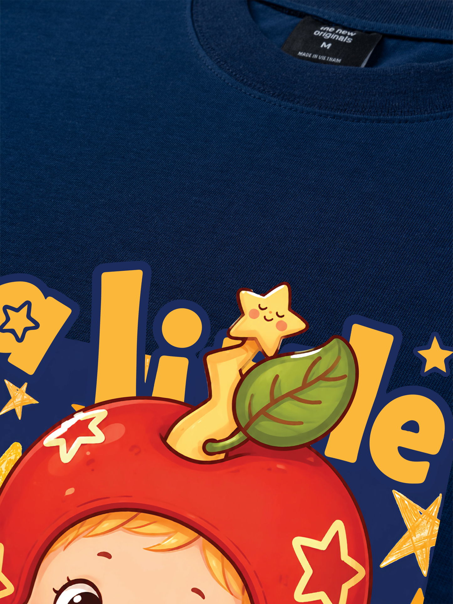Áo Thun Relaxed Fit A Little Apple Star