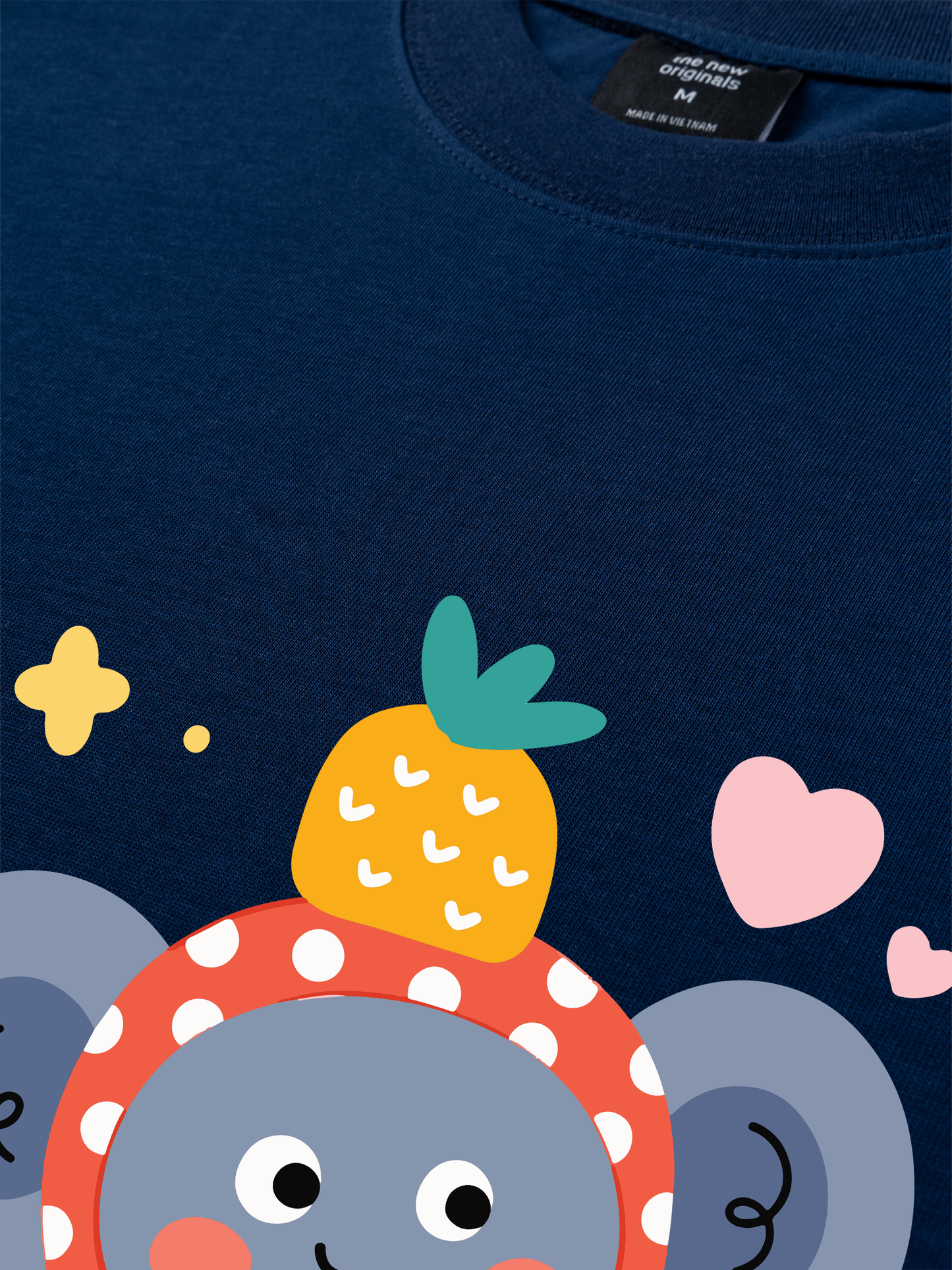 Áo Thun Relaxed Fit Pineapple Cutie Elephant
