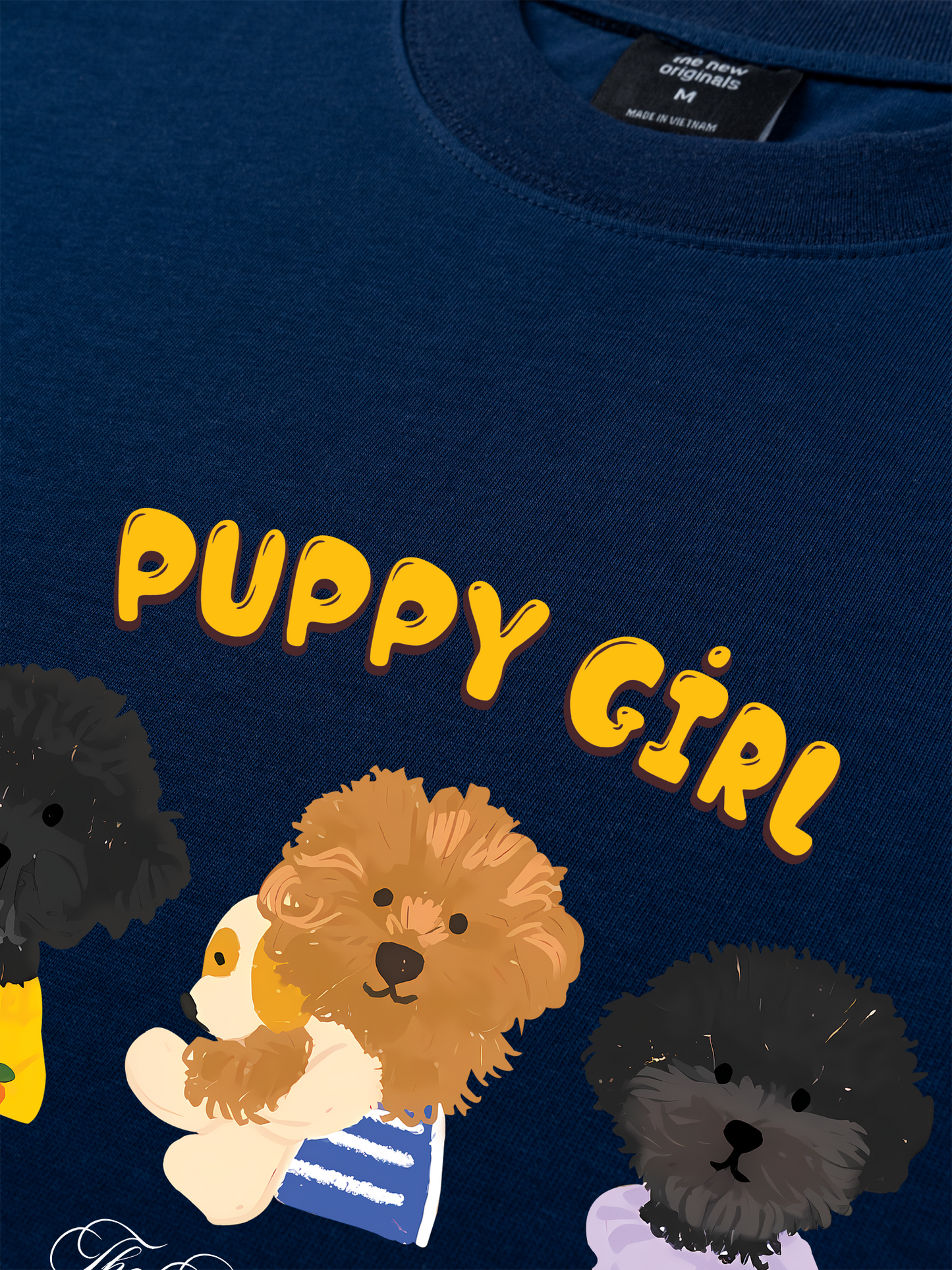 Áo Thun Relaxed Fit Animal Puppy Girl