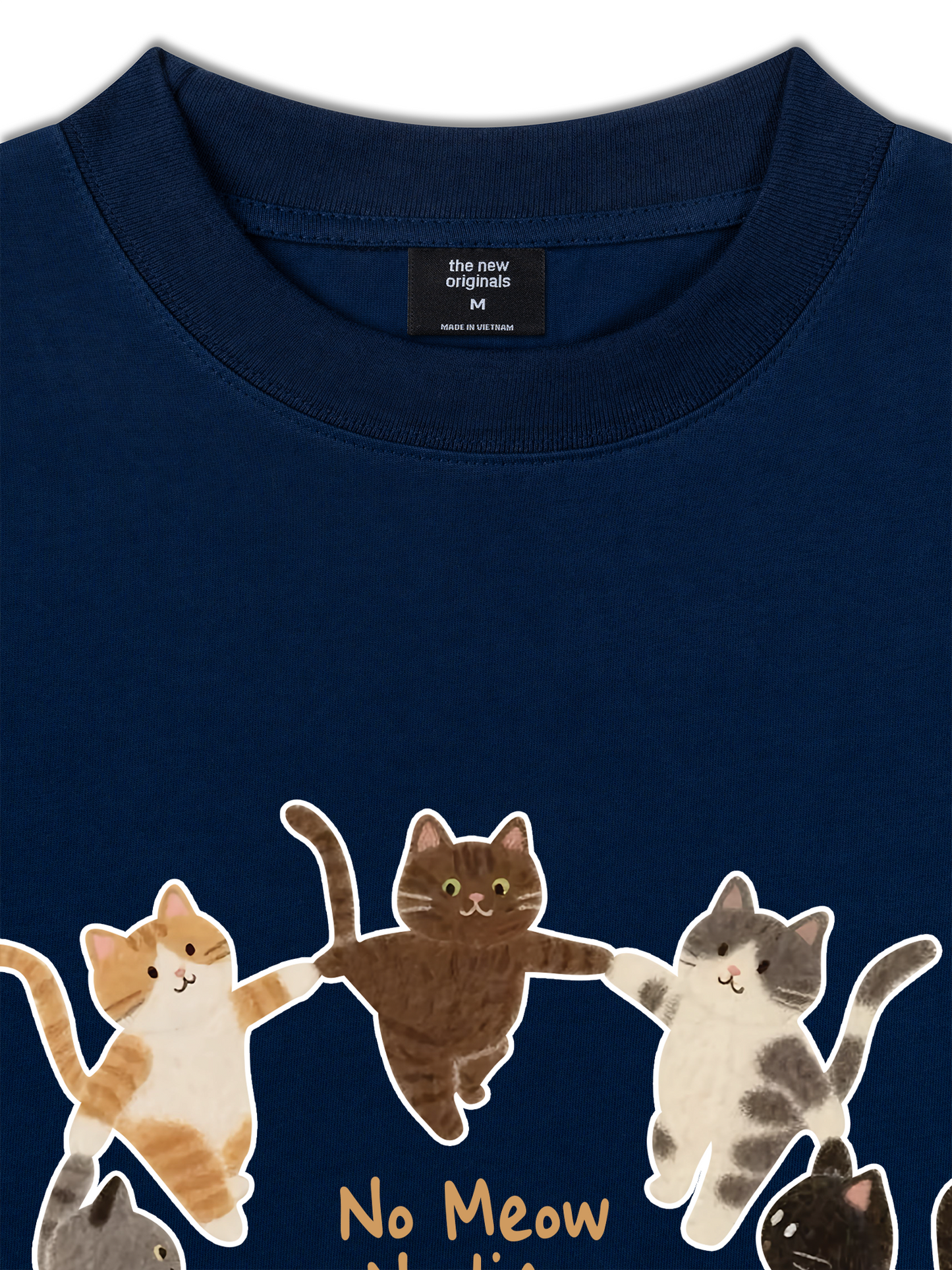 Áo Thun Relaxed Fit No Meow No Life