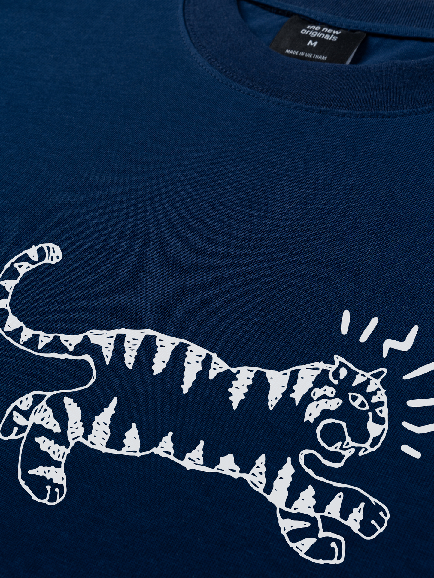 Áo Thun Relaxed Fit Tiger Sketch