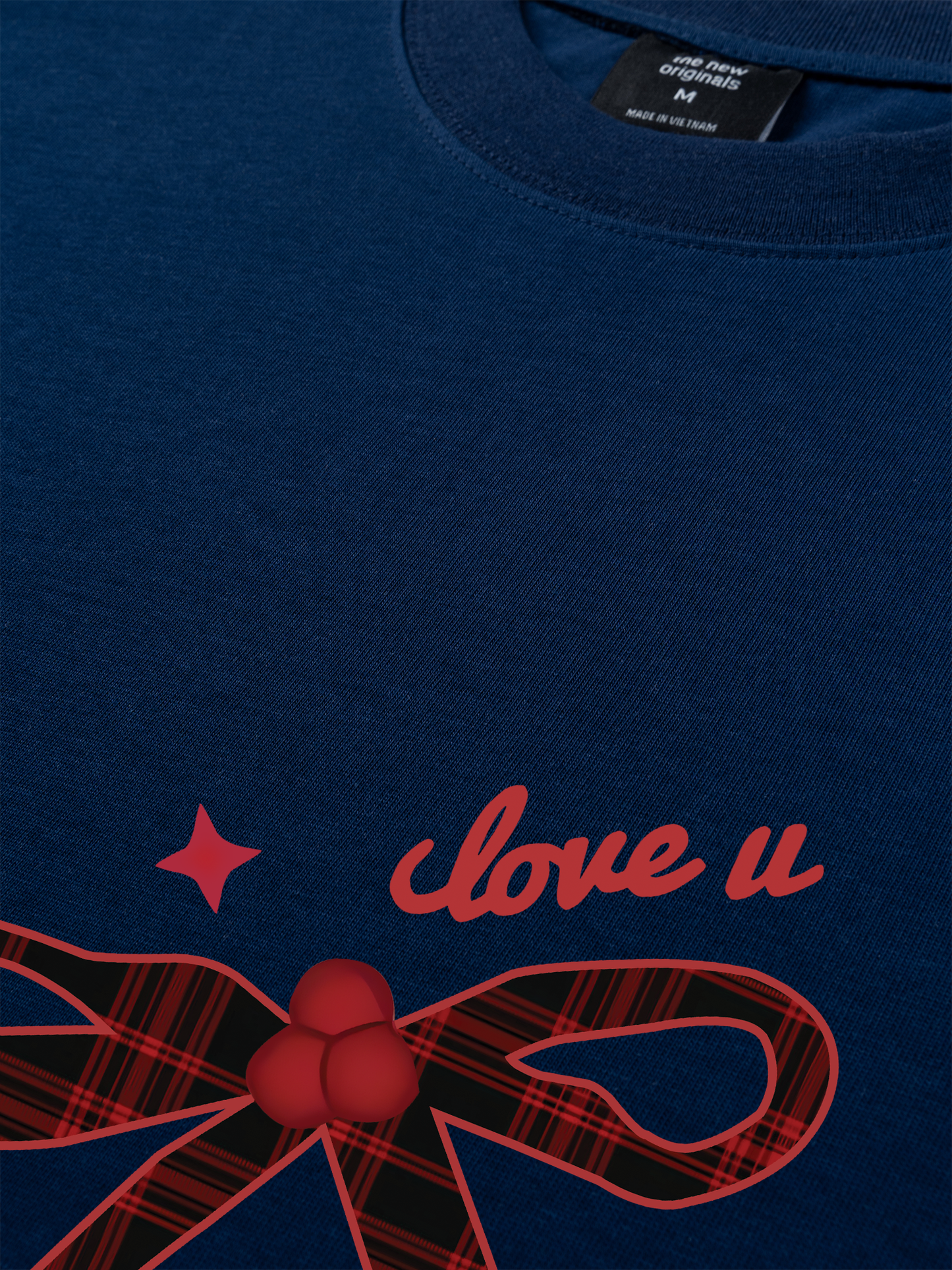 Áo Thun Relaxed Fit Couple Love You Xmas For Girl