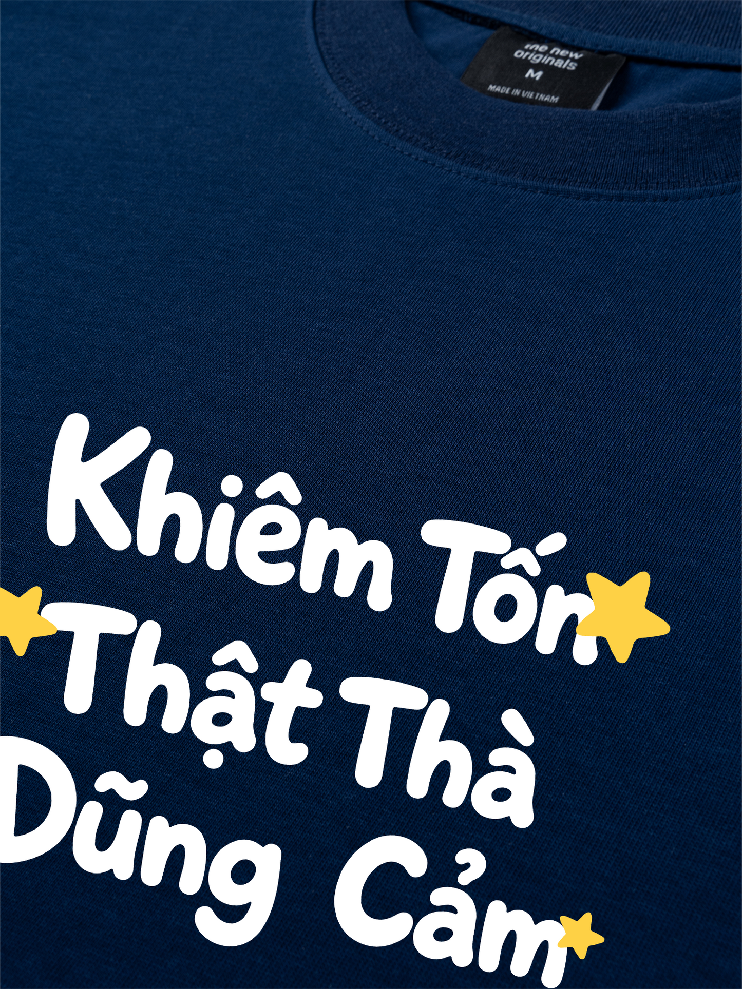 Áo Thun Relaxed Fit Khiêm Tốn, Thật Thà, Dũng Cảm