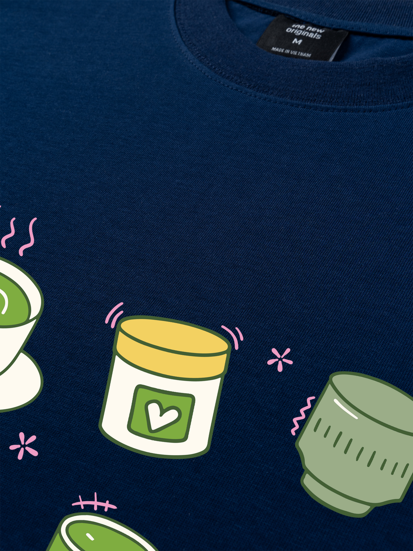 Áo Thun Relaxed Fit Drink Collection Matcha Time