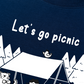 Áo Thun Relaxed Fit Go Outside Let's Go Picnic