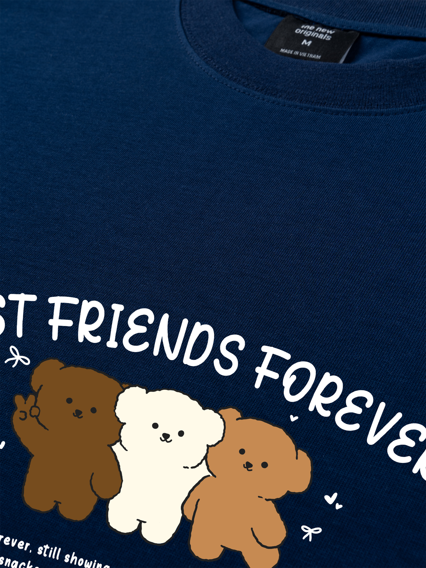 Áo Thun Relaxed Fit Teddy Land Best Friends Forever