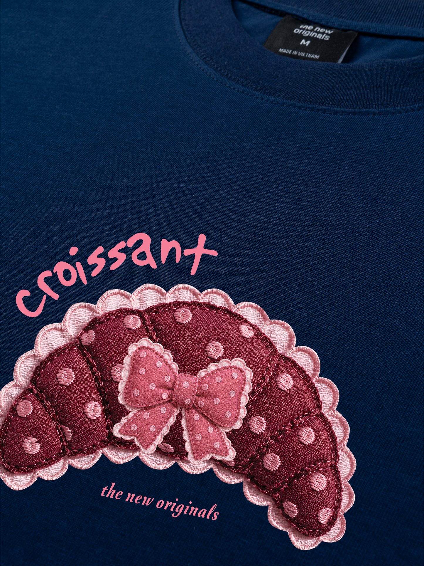Áo Thun Relaxed Fit Croissant DIY
