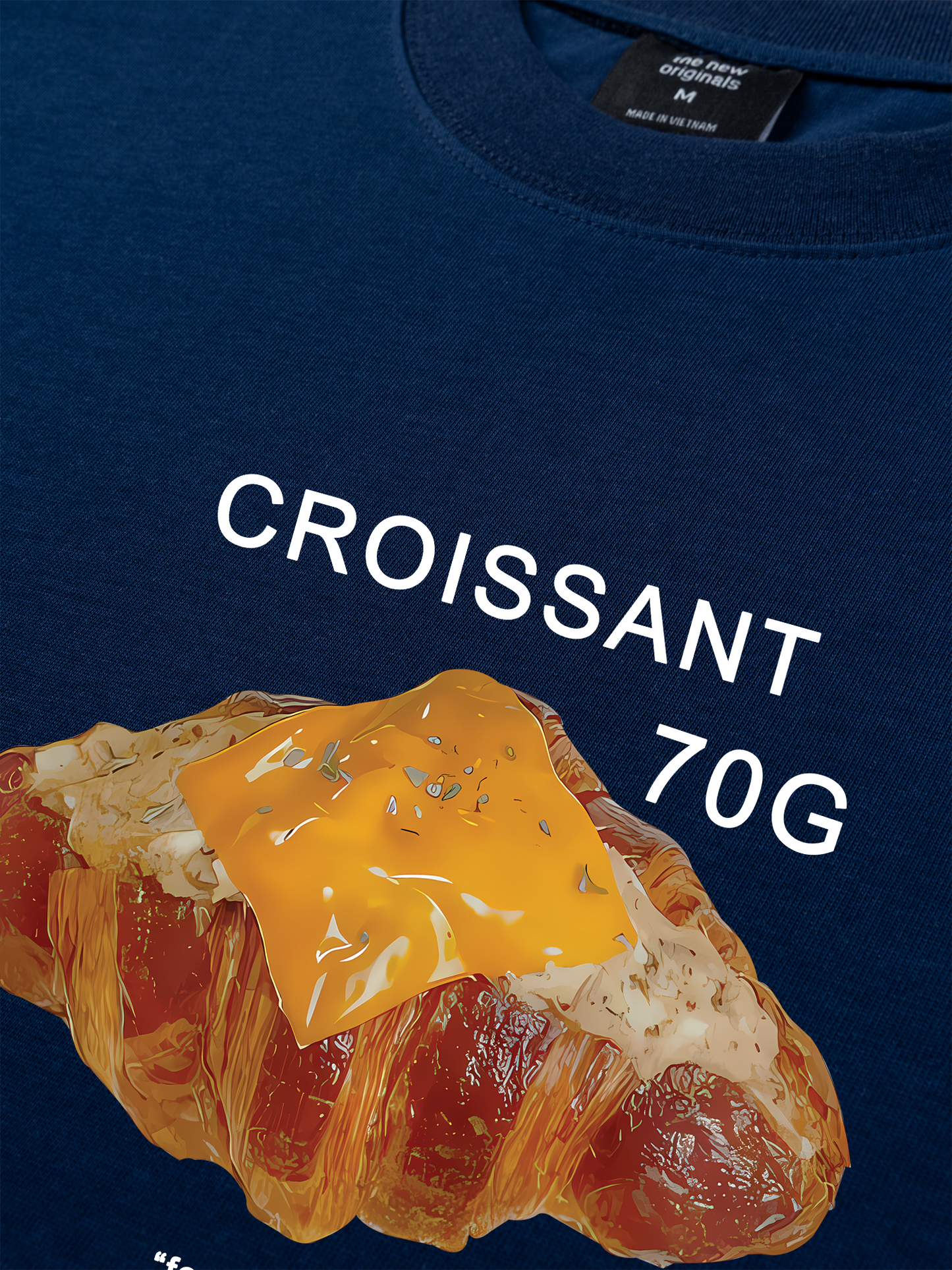 Áo Thun Relaxed Fit Sweet Pastry Croisant