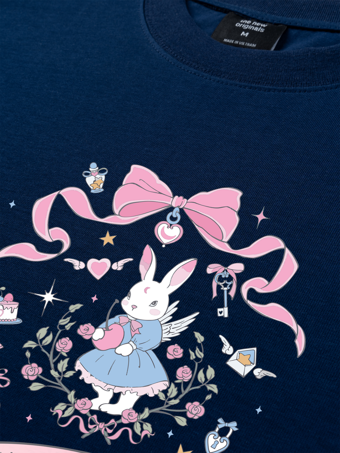 Áo Thun Relaxed Fit Daily Cuties Little Rose Paradise