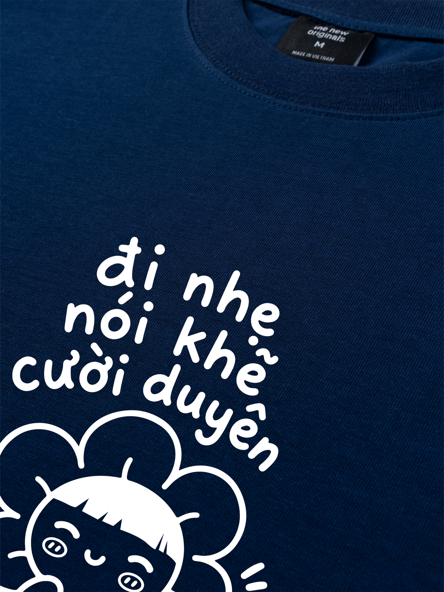 Áo Thun Relaxed Fit Đi Nhẹ Nói Khẽ Cười Duyên
