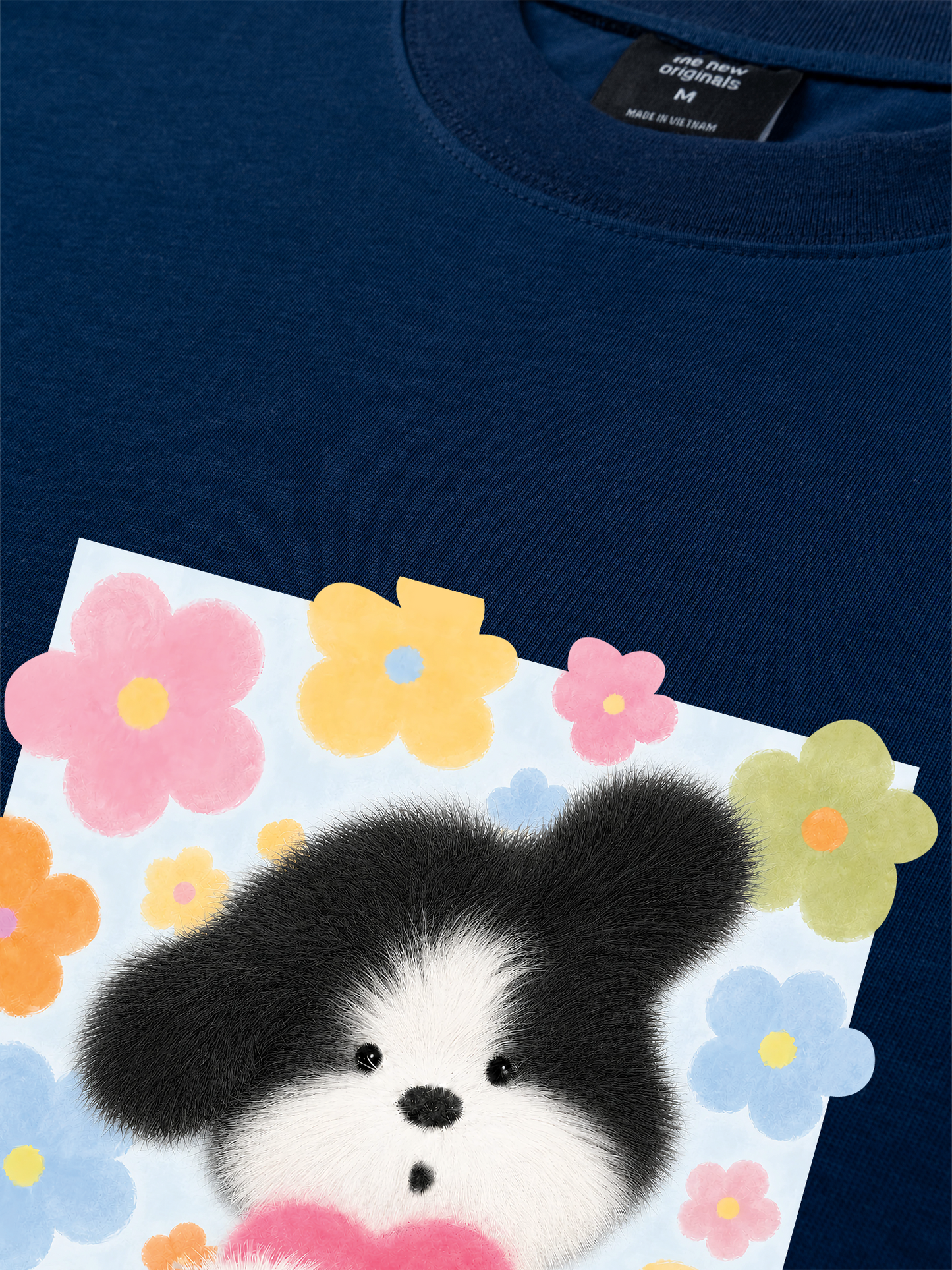 Áo Thun Relaxed Fit Flower Puppy
