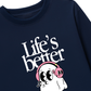 Áo Thun Dài Tay Life_s Better With Music