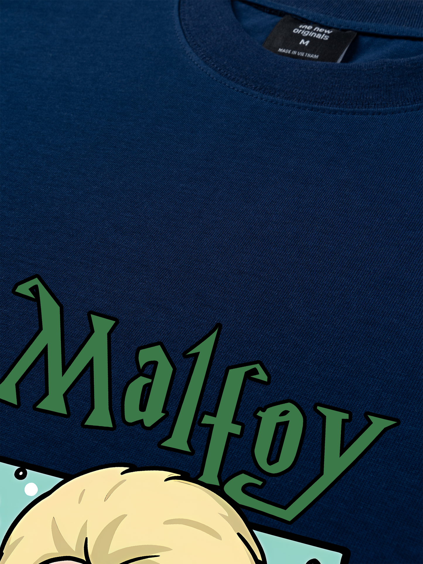 Áo Thun Relaxed Fit Harry Potter Malfoy Chibi