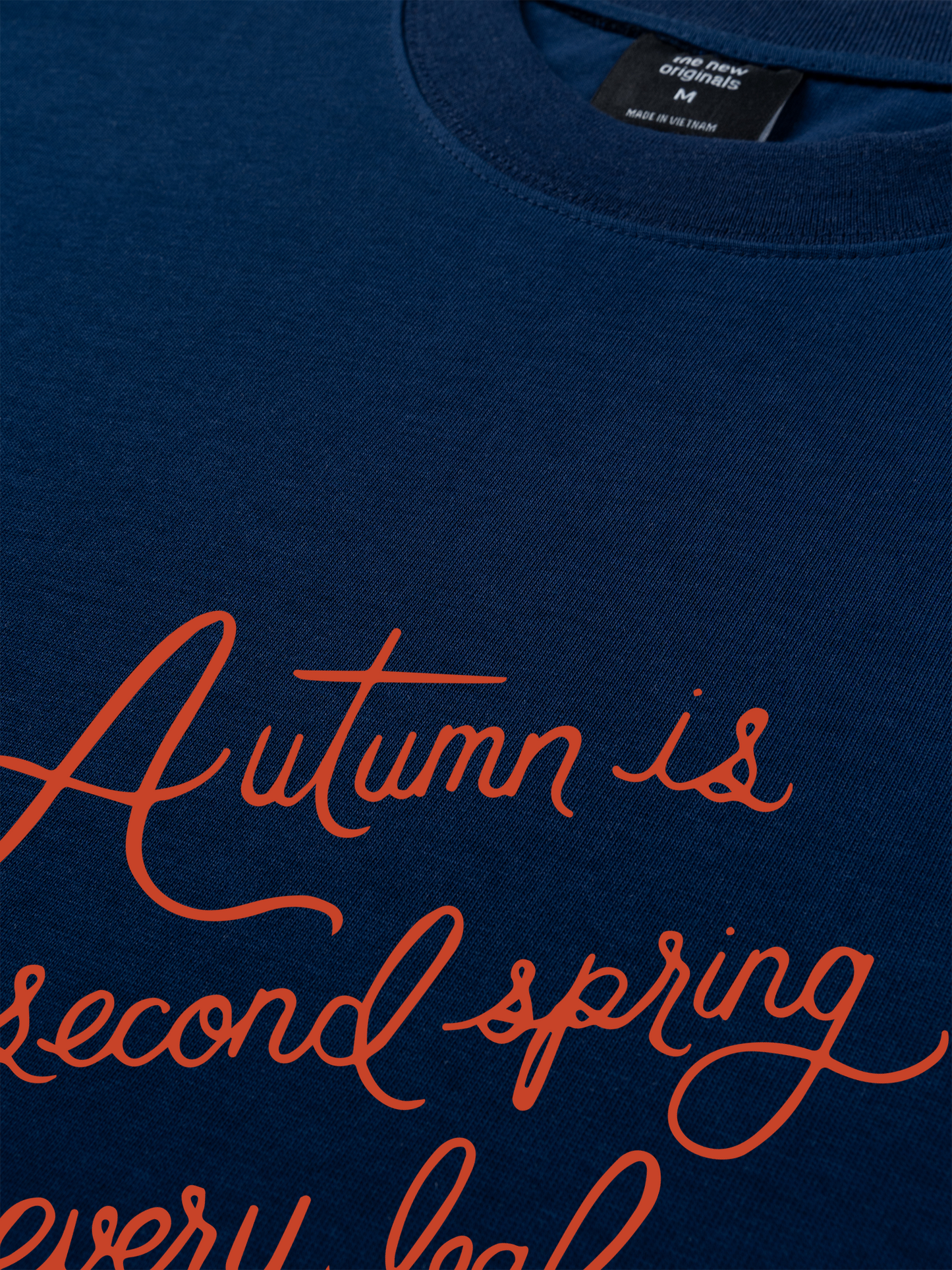 Áo Thun Relaxed Fit Autumn is a Second Spring