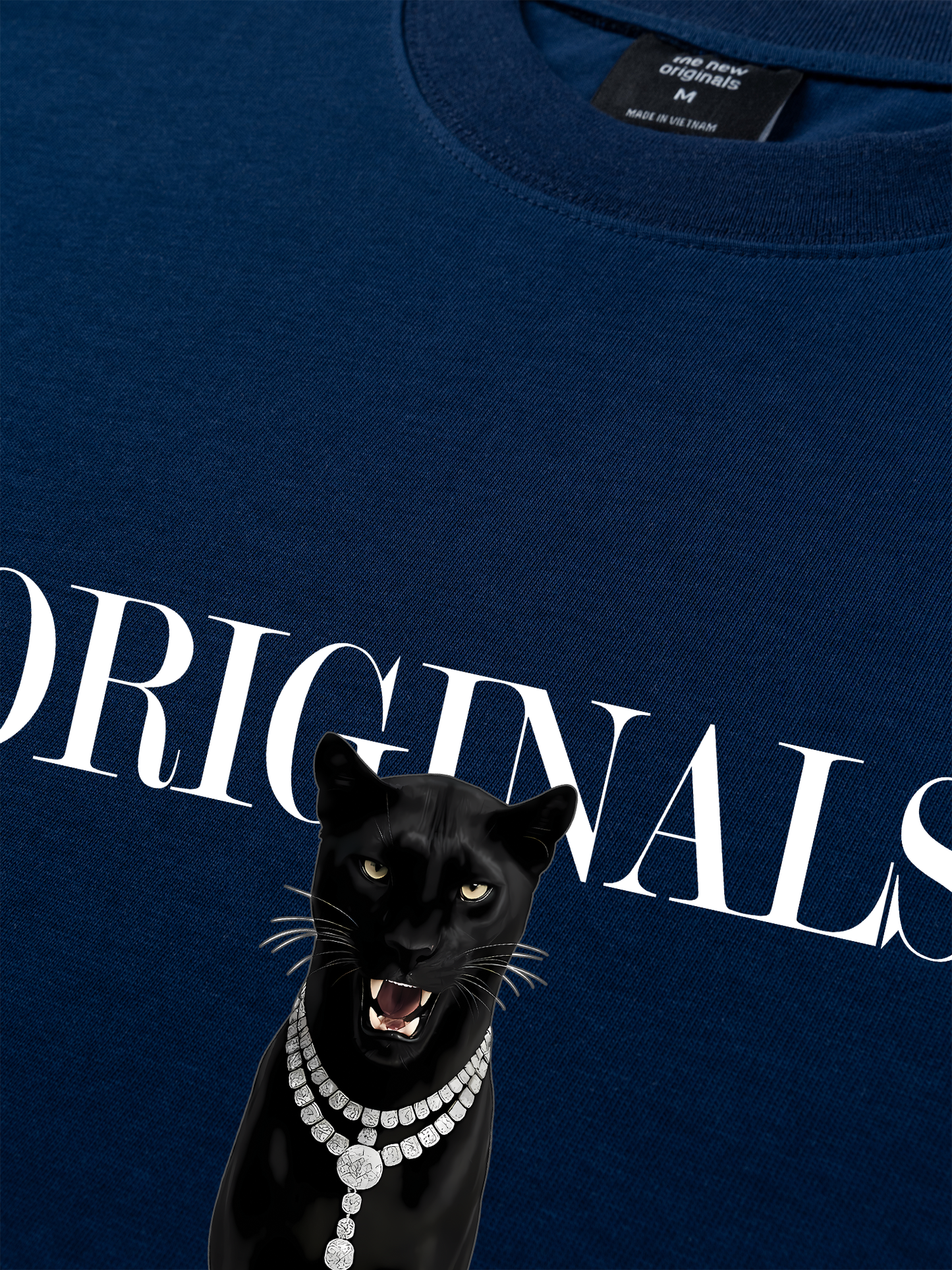 Áo Thun Relaxed Fit Animal Mood Black Cat