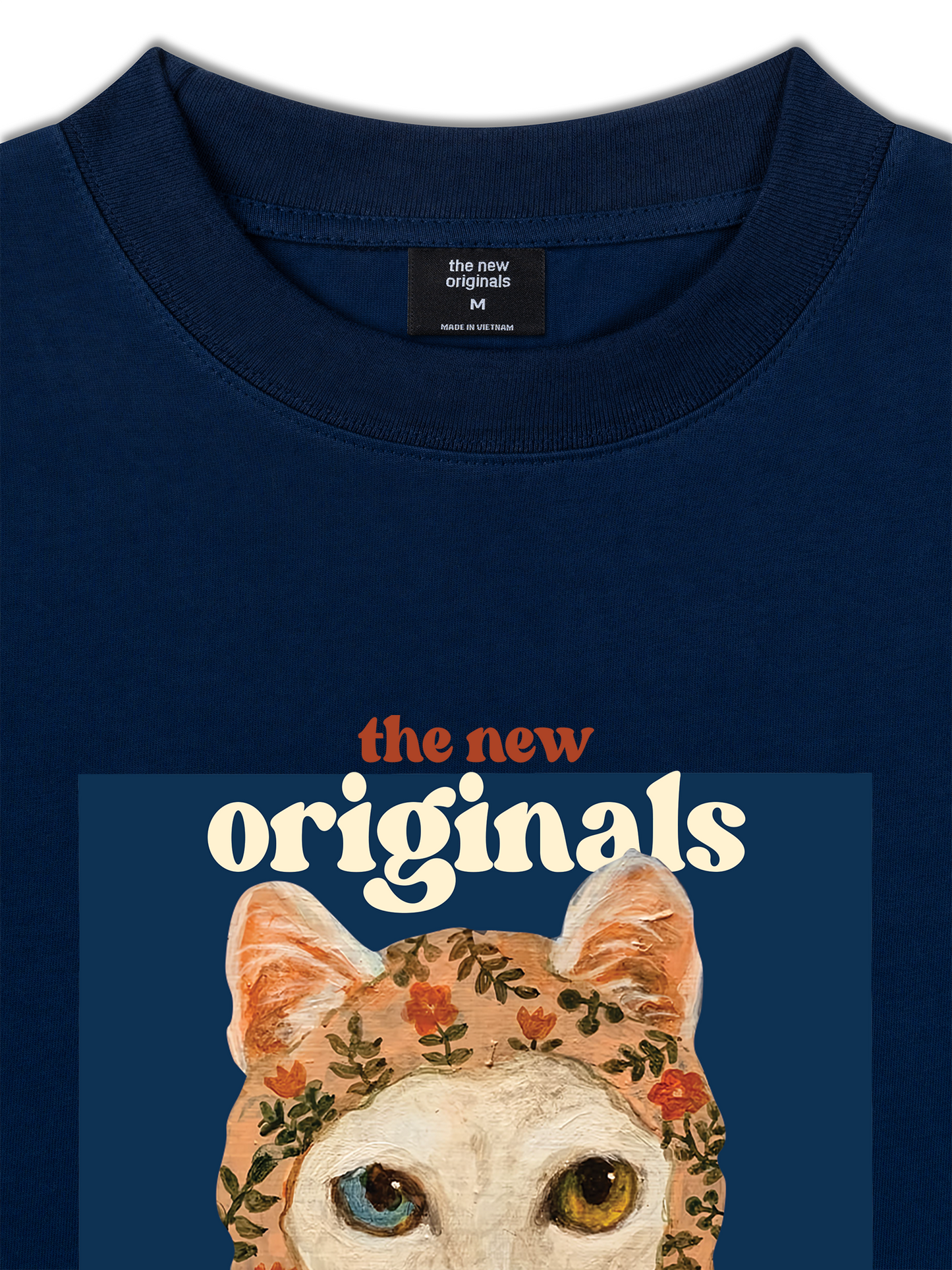 Áo Thun Relaxed Fit Flower Mad Cat