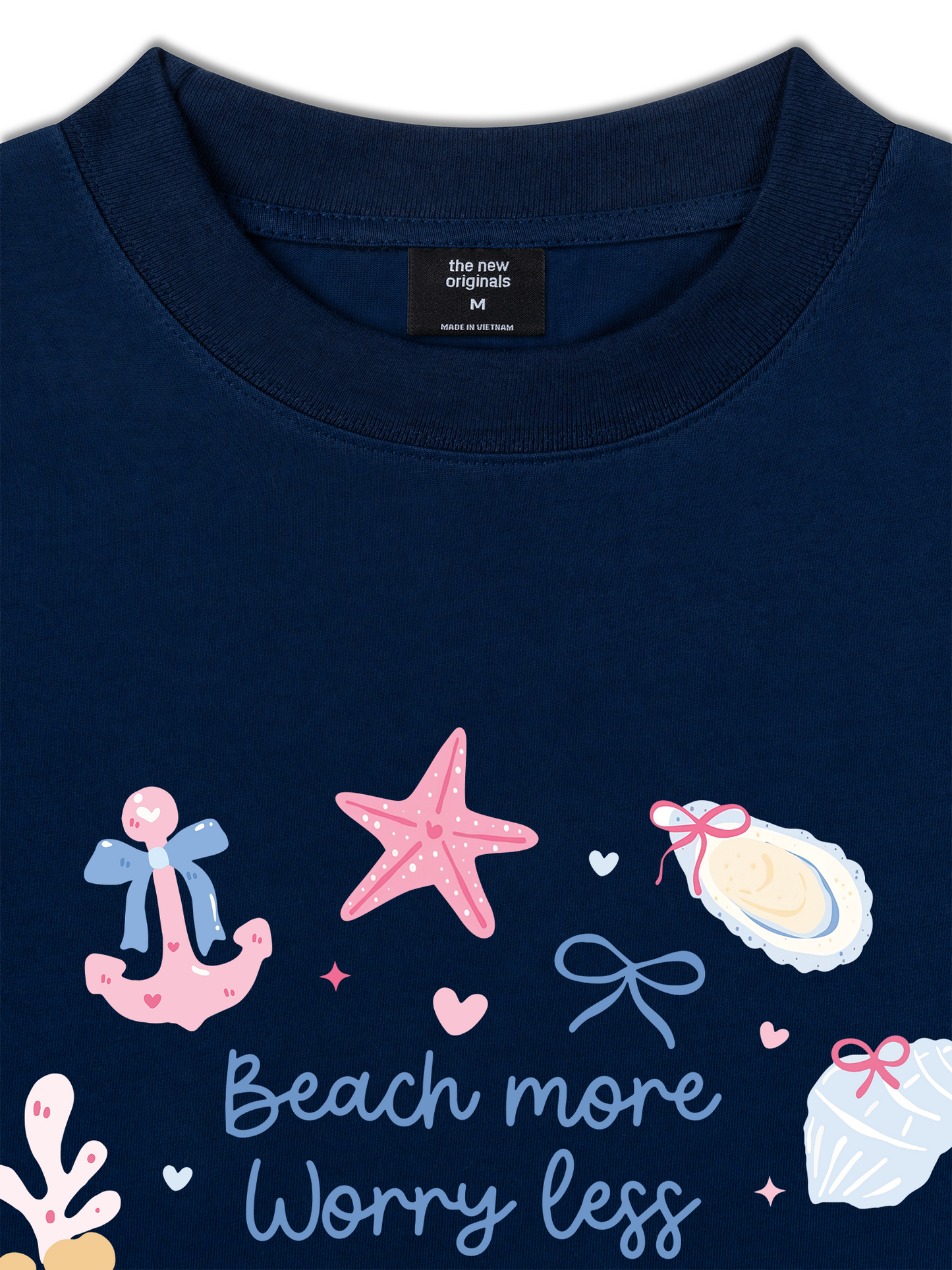 Áo Thun Relaxed Fit Beach More Worry Less