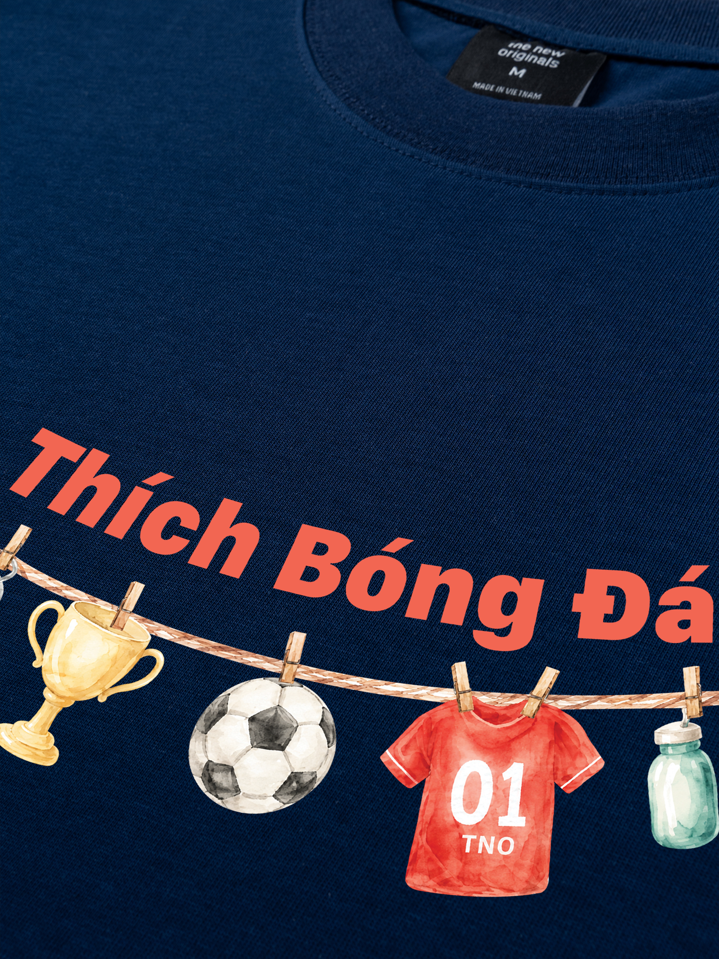 Áo Thun Relaxed Fit Thích Bóng Đá