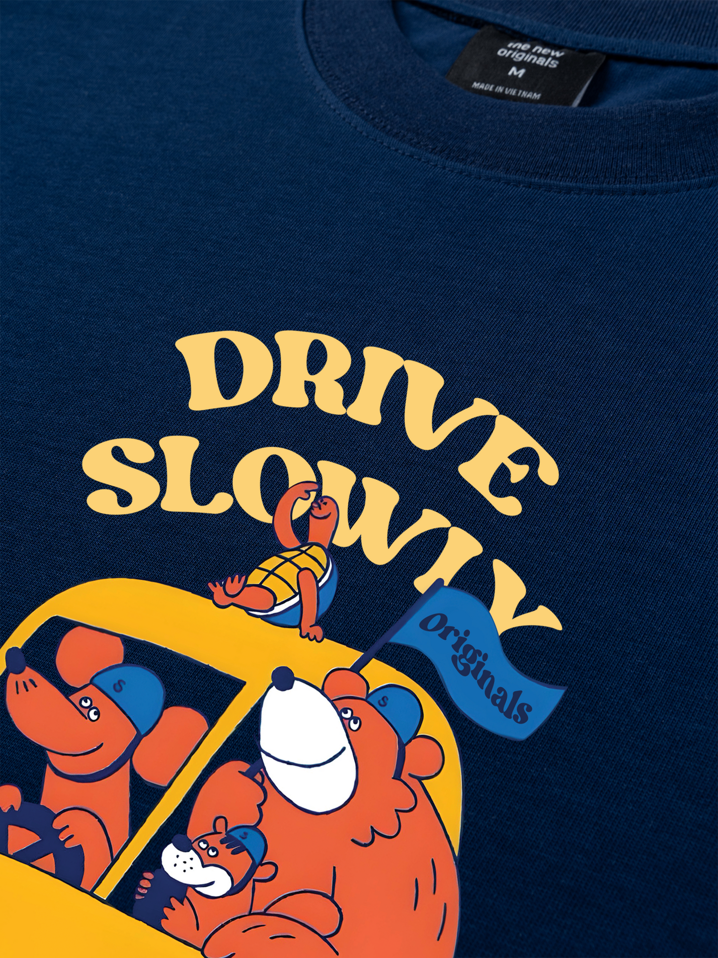 Áo Thun Relaxed Fit Drive Slowly