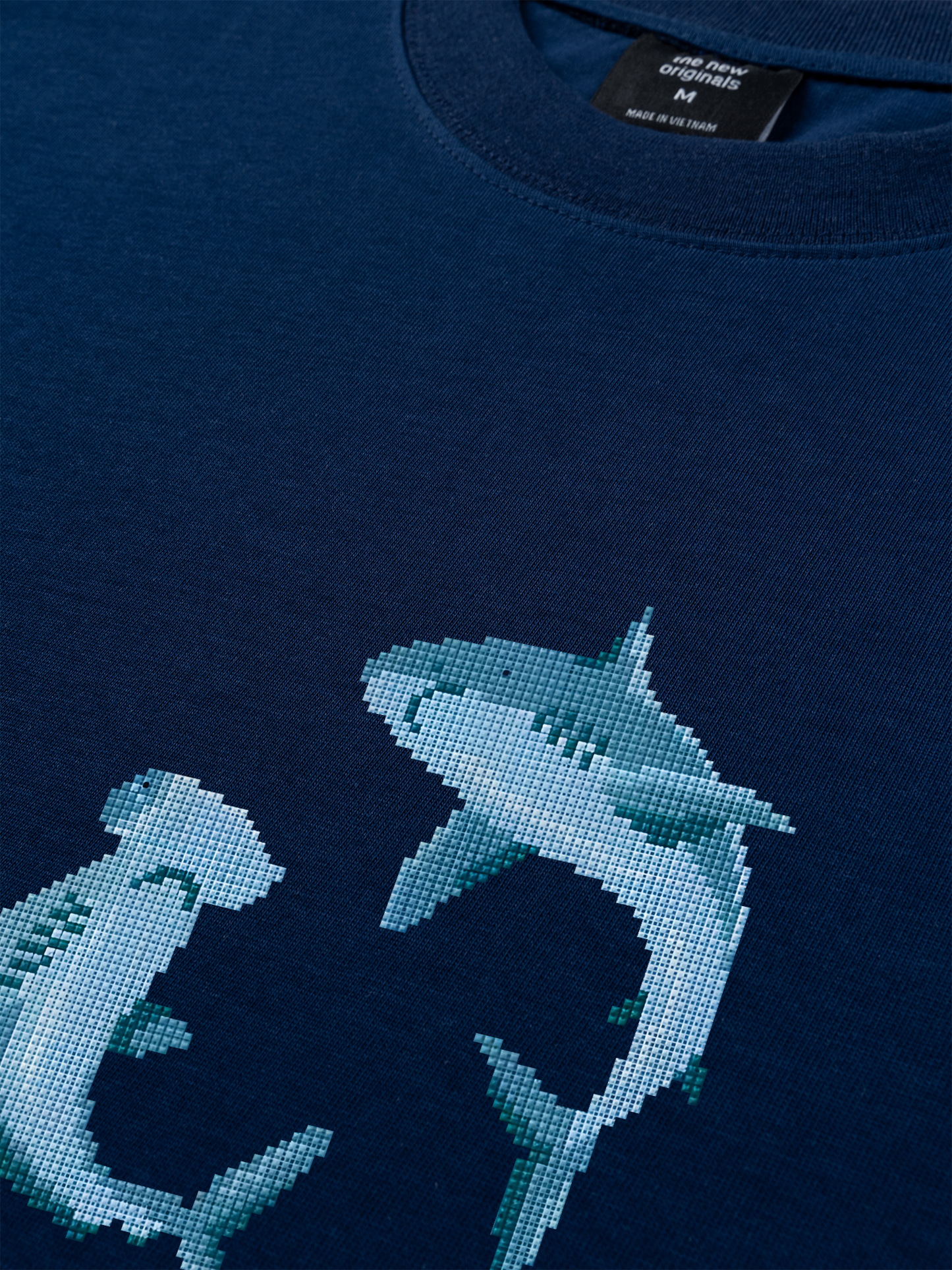 Áo Thun Relaxed Fit Pixel Universe Swimming To Your Heart