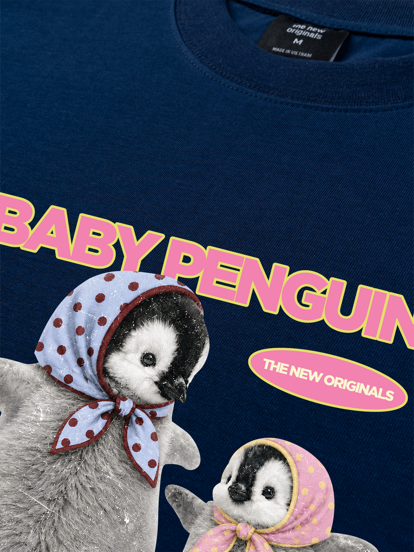 Áo Thun Relaxed Fit Baby Penguin