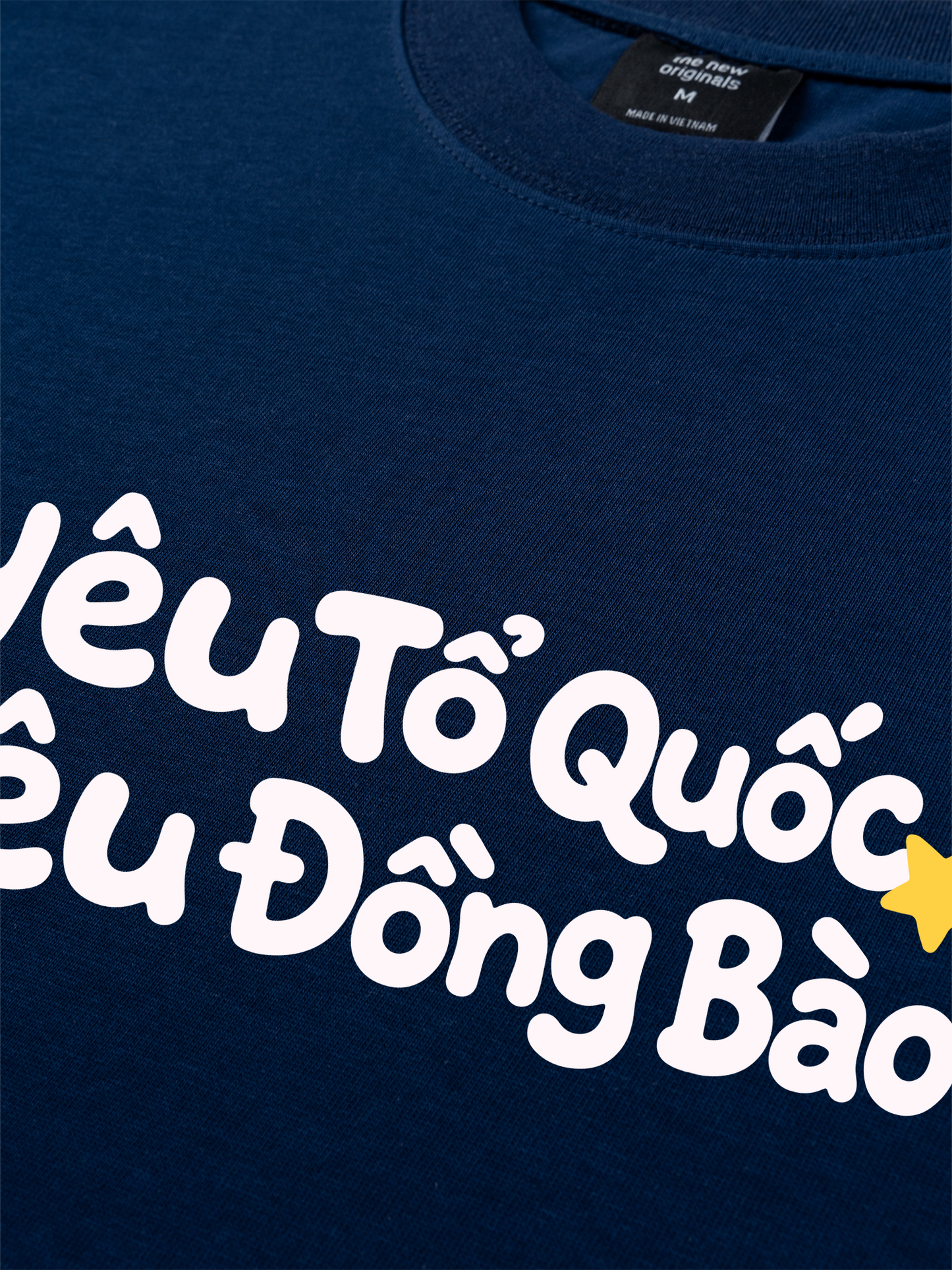 Áo Thun Relaxed Fit Yêu Tổ Quốc, Yêu Đồng Bào